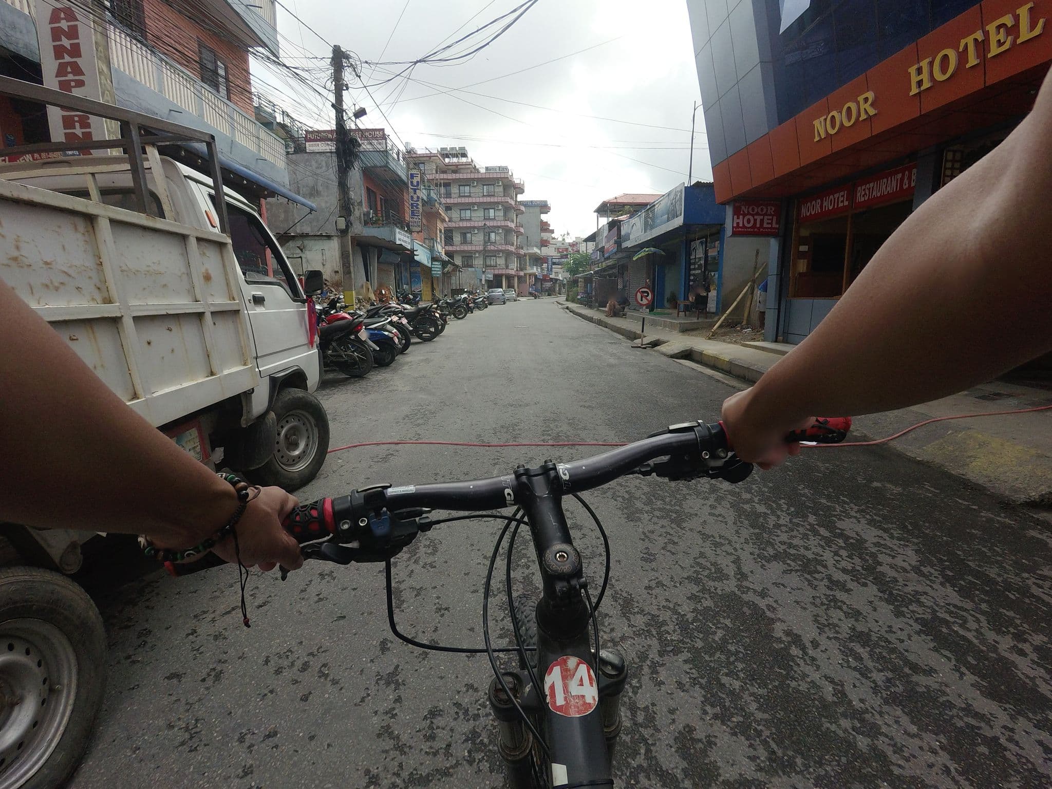 Street view near Hote New City Annapurna, Pokhara