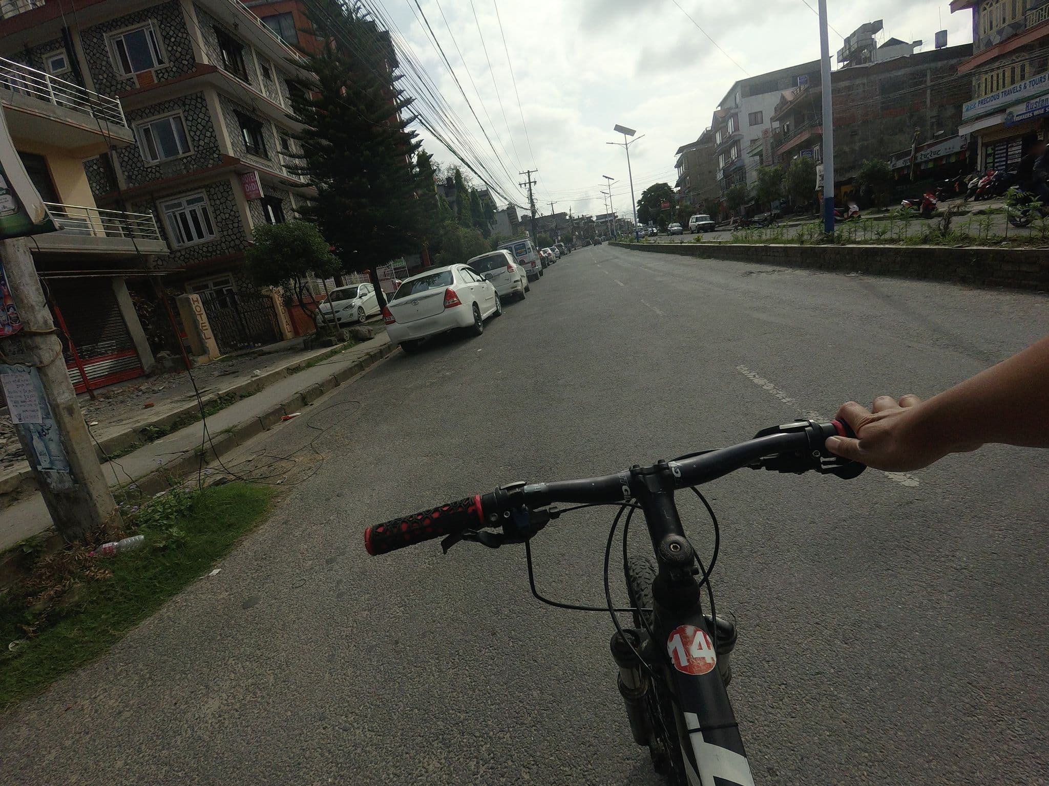 Street view near Hotel Cordial, Pokhara