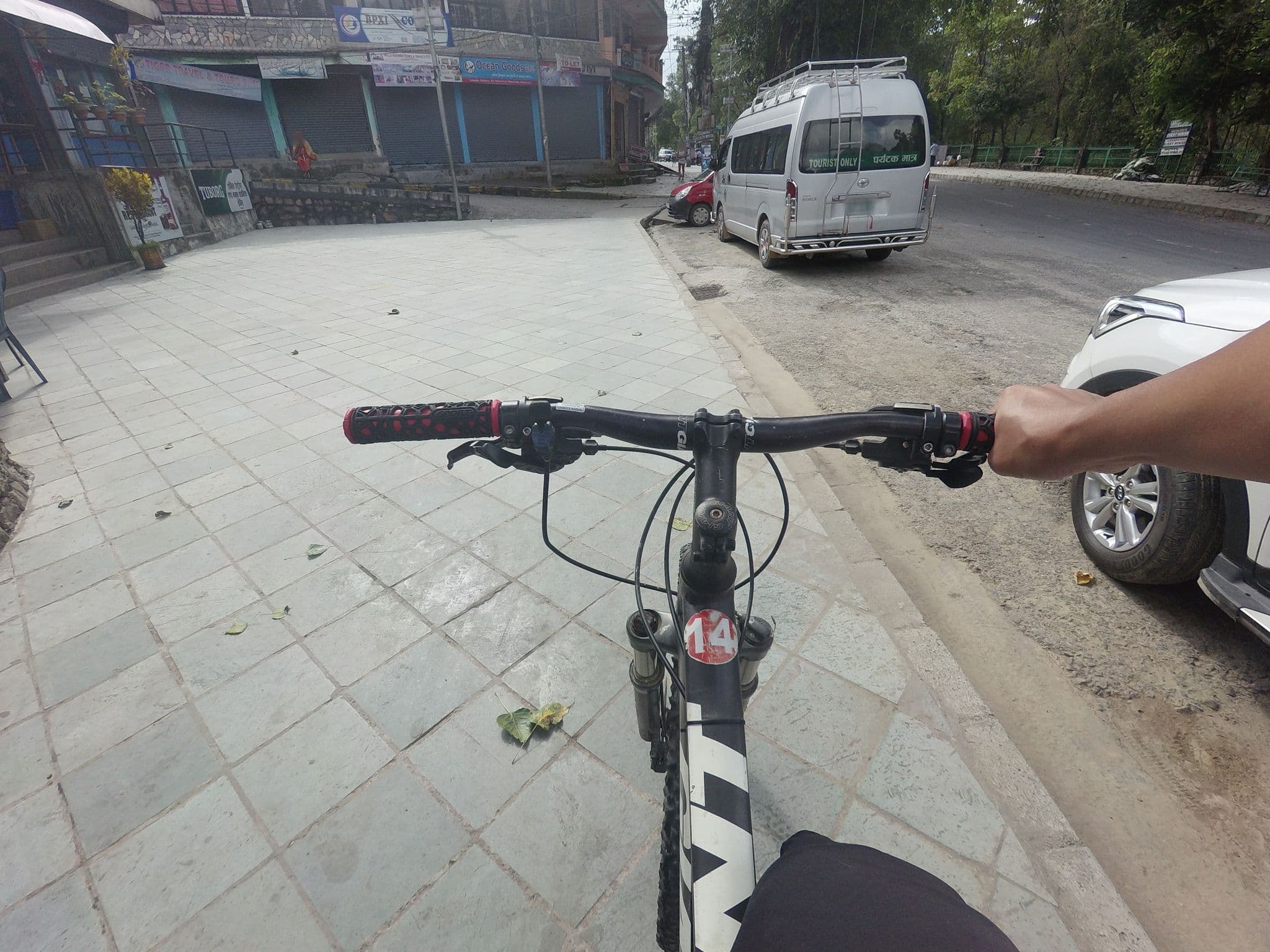 Street view near Hotel Citizen, Pokhara — © GOwin (CC BY-SA · Mapillary)