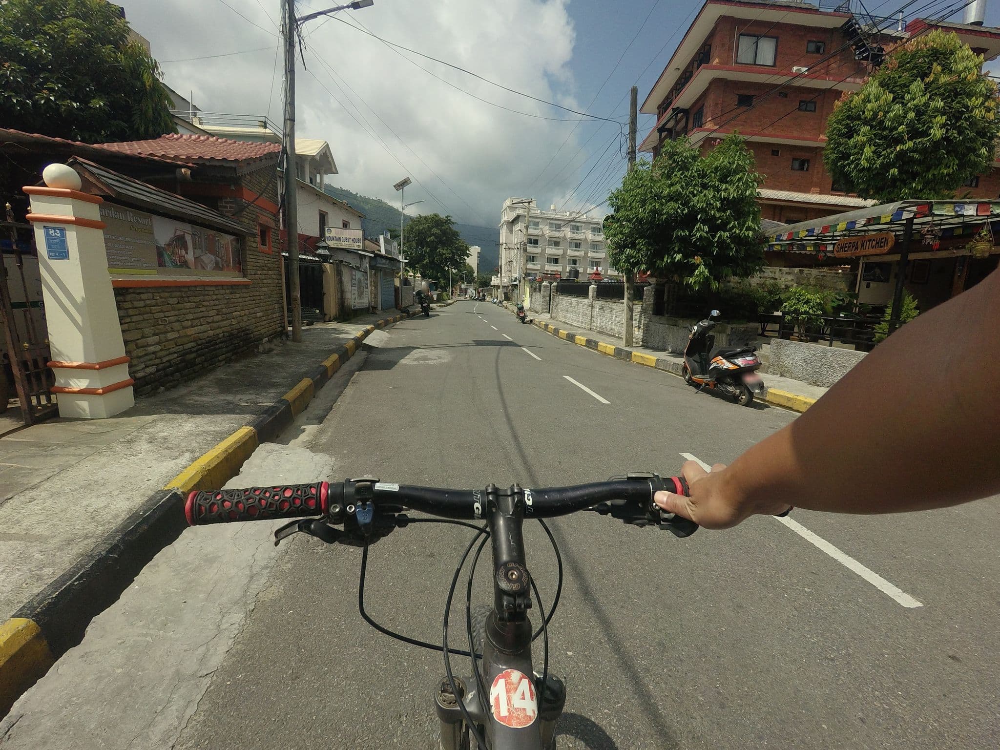 Street view near Hotel The Billabong Garden, Pokhara