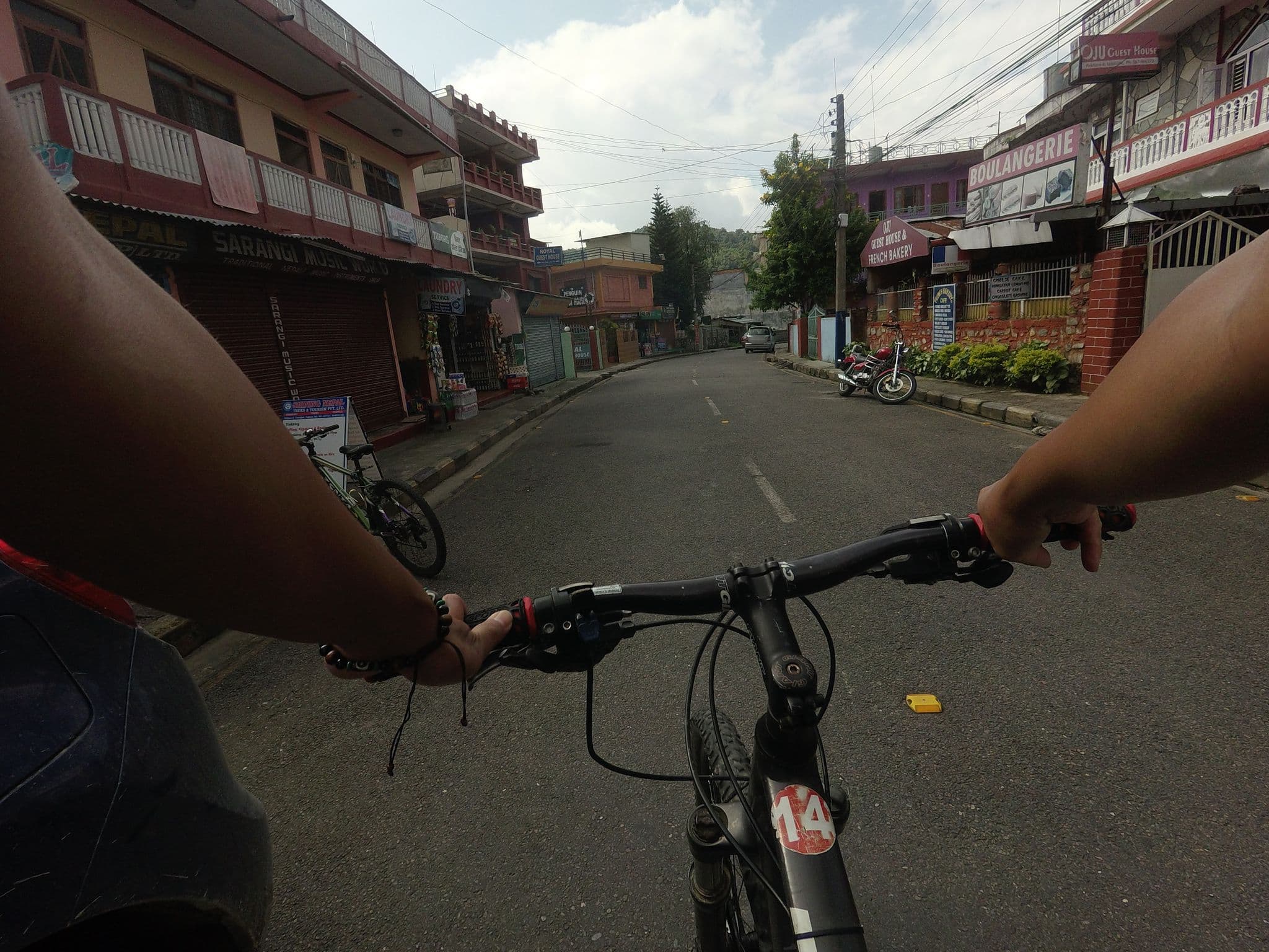 Street view near Gautam Guest House, Pokhara — © GOwin (CC BY-SA · Mapillary)
