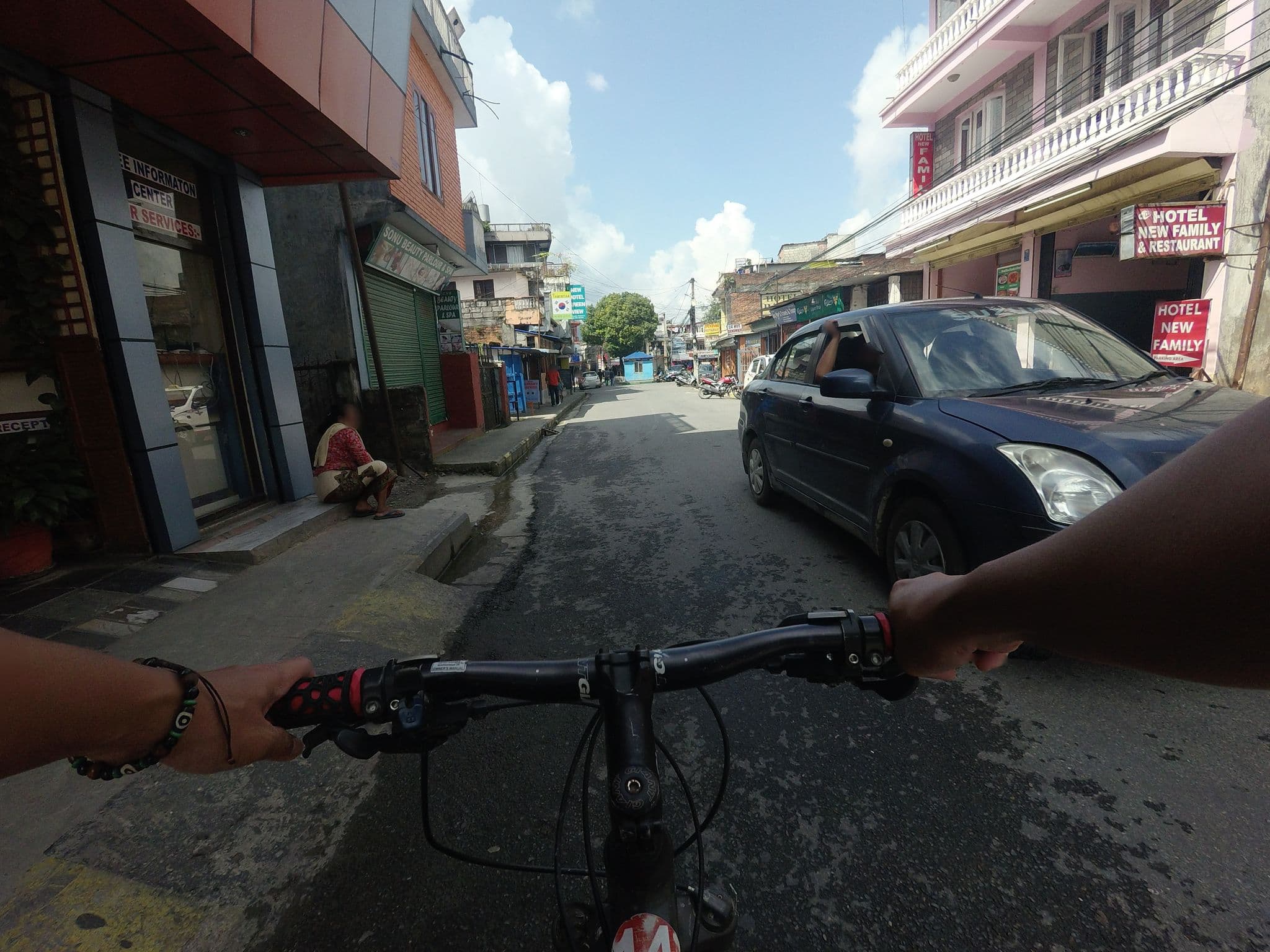 Street view near Noor Hotel, Pokhara — © GOwin (CC BY-SA · Mapillary)