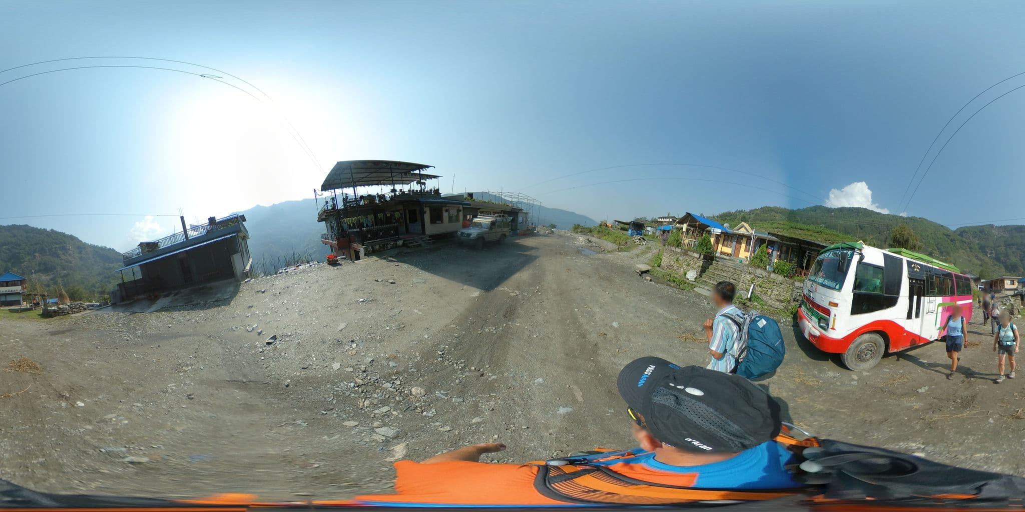 Street view near Popular Guest House and Restaurant, Chitre