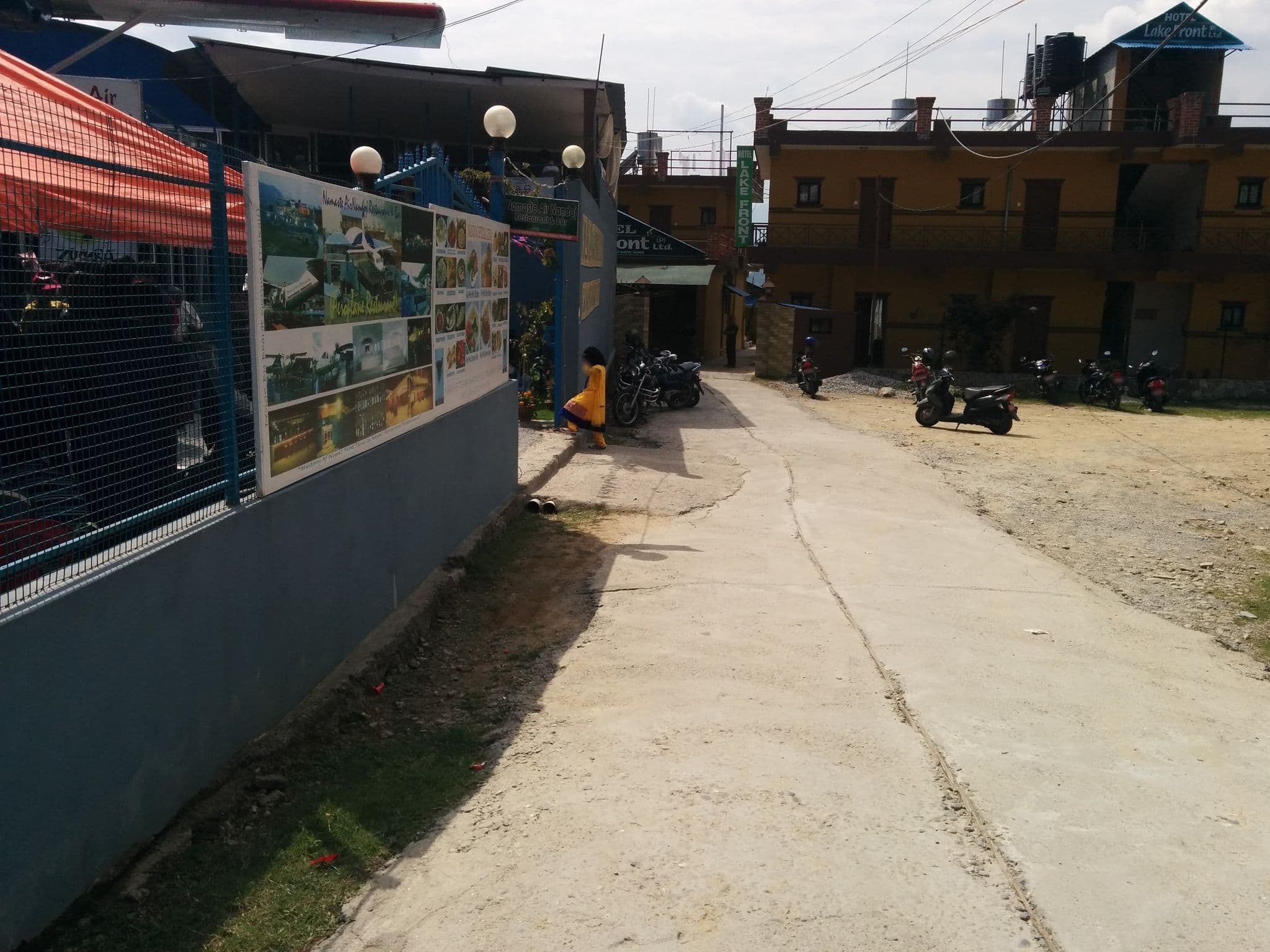 Street view near Lake Front, Pokhara