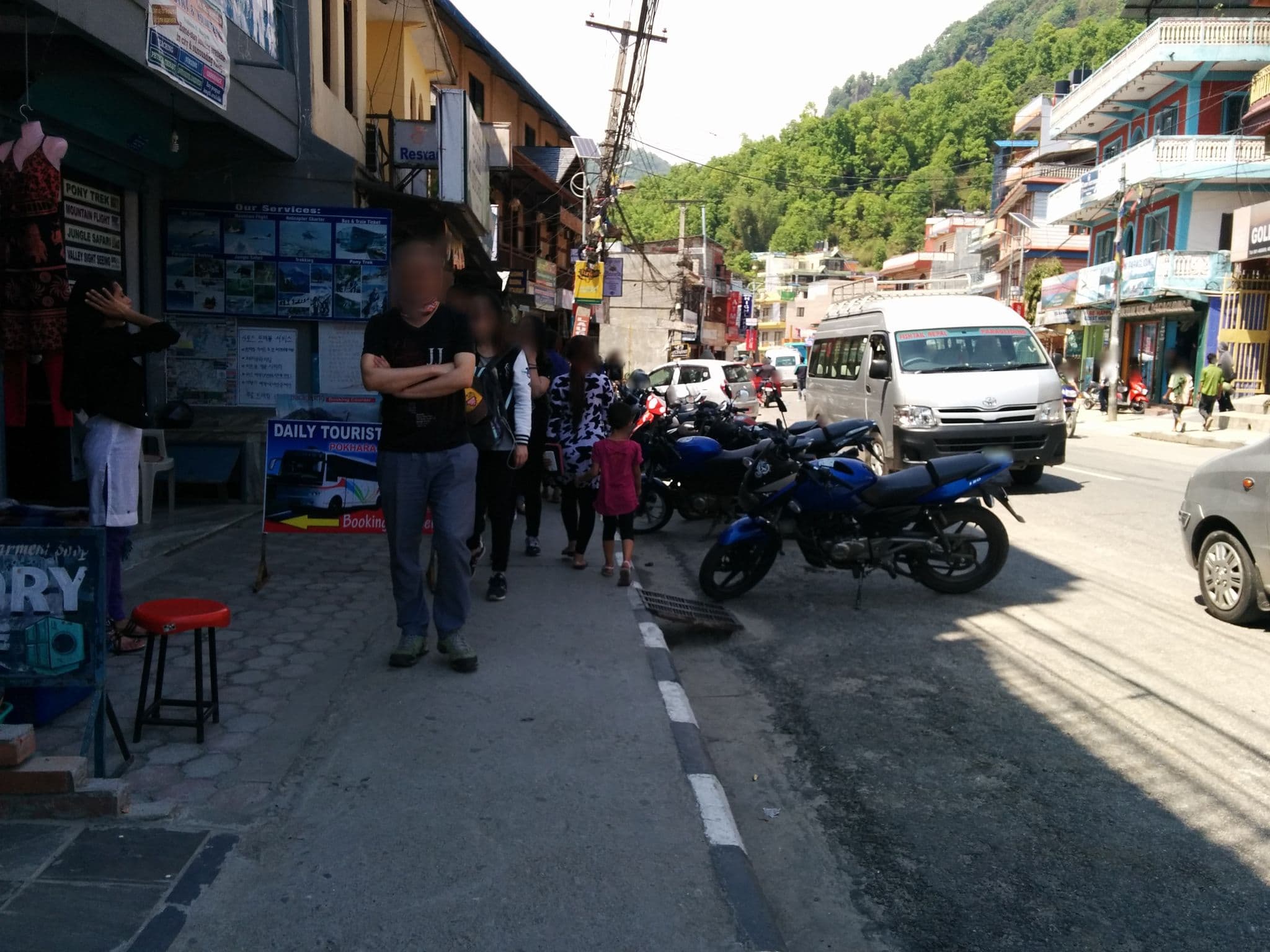 Street view near Golden Gate, Pokhara