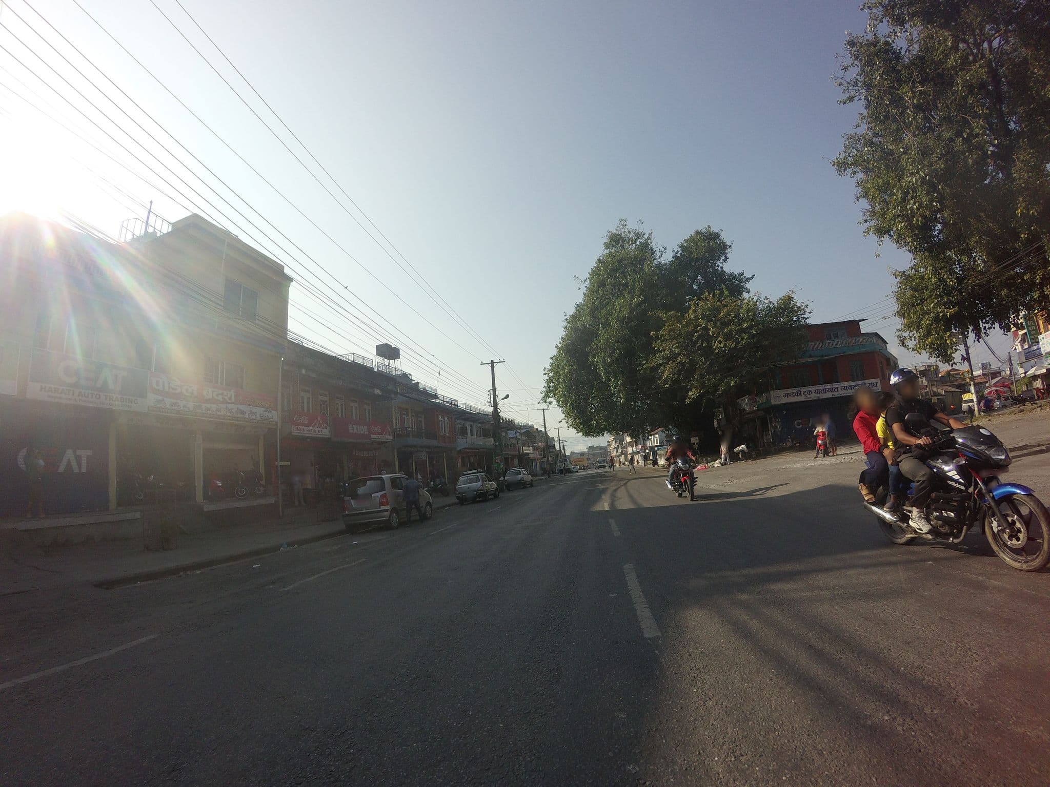 Street view near Binita Khaja Ghar, Pokhara