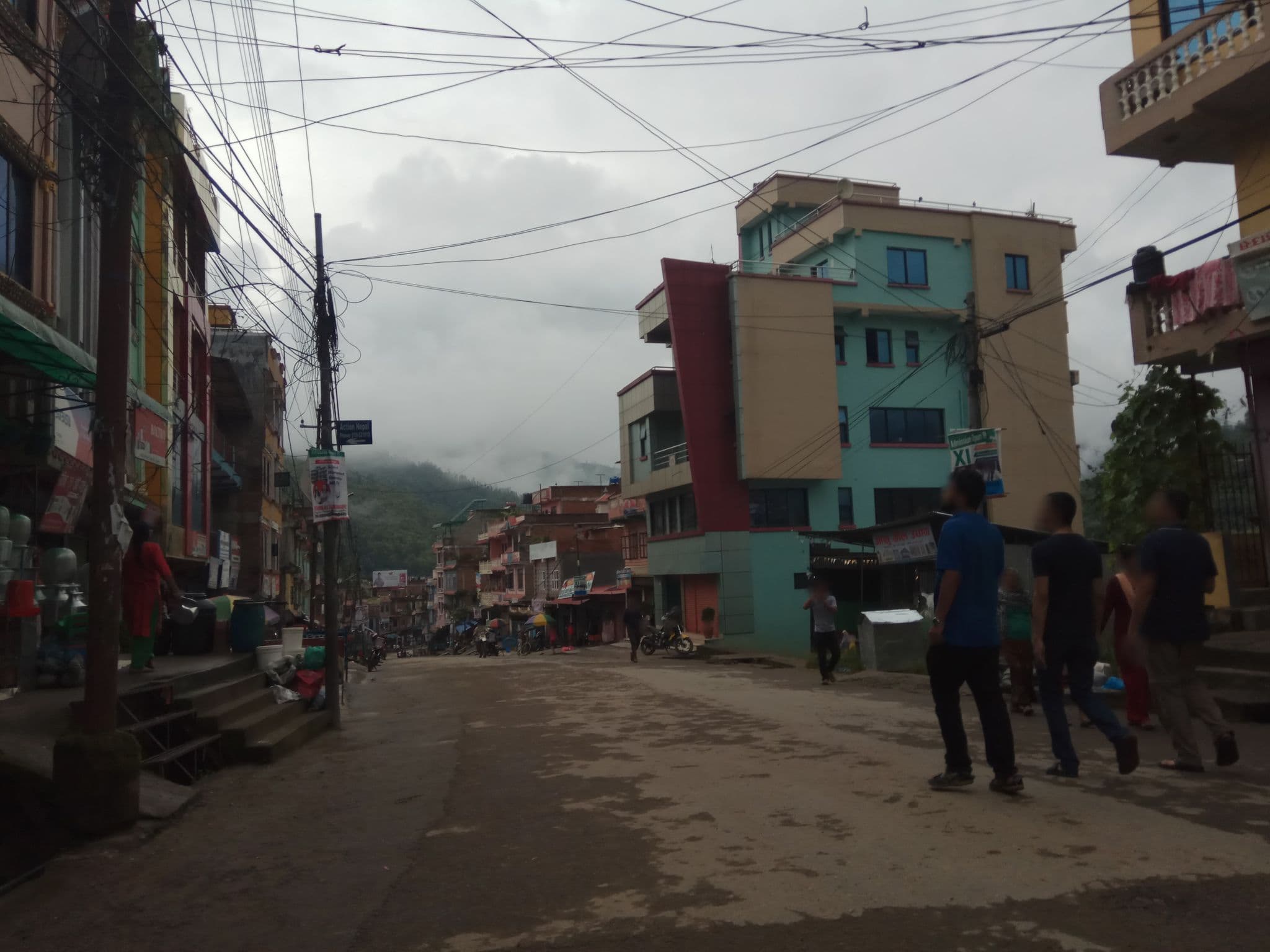 Street view near Bhairab Hotel and Lodge, Ki̇̄rtipur — © nirabpudasaini (CC BY-SA · Mapillary)