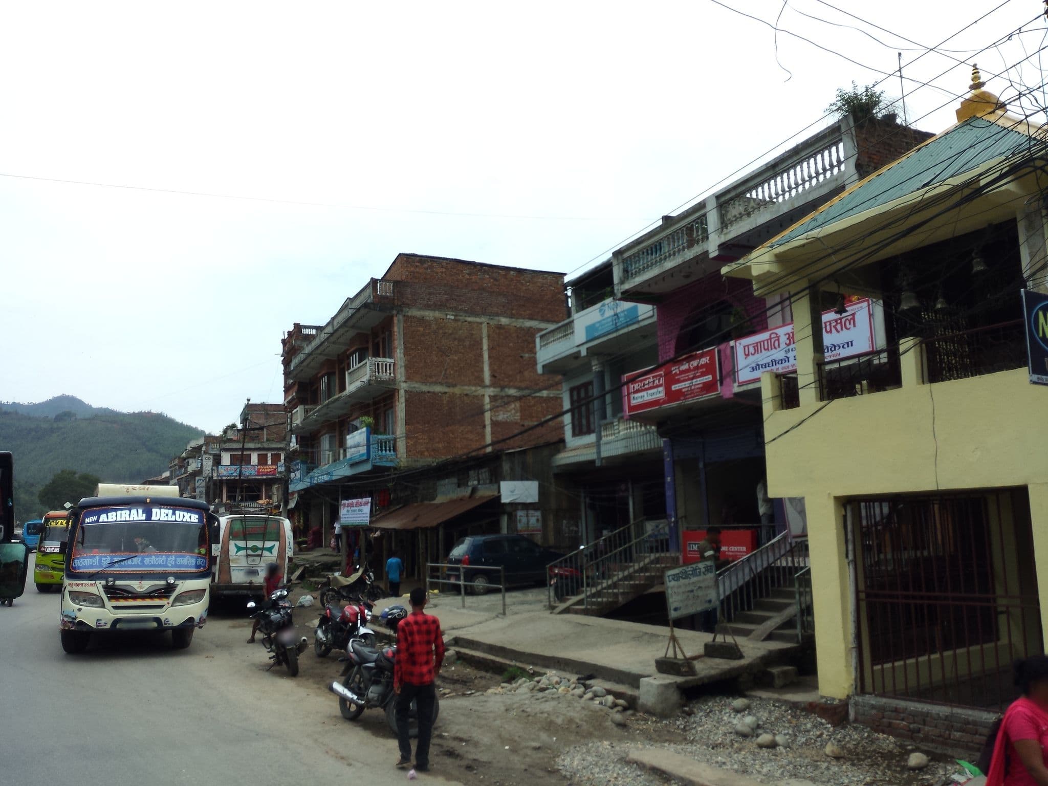 Street view near Mustang Hoyrl & Bandipur Lodge, Besisahar