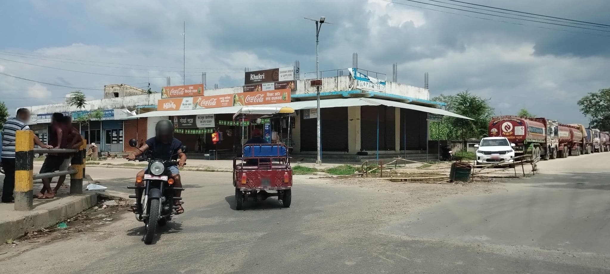 Street view near Himali Guest House, Nepalgunj