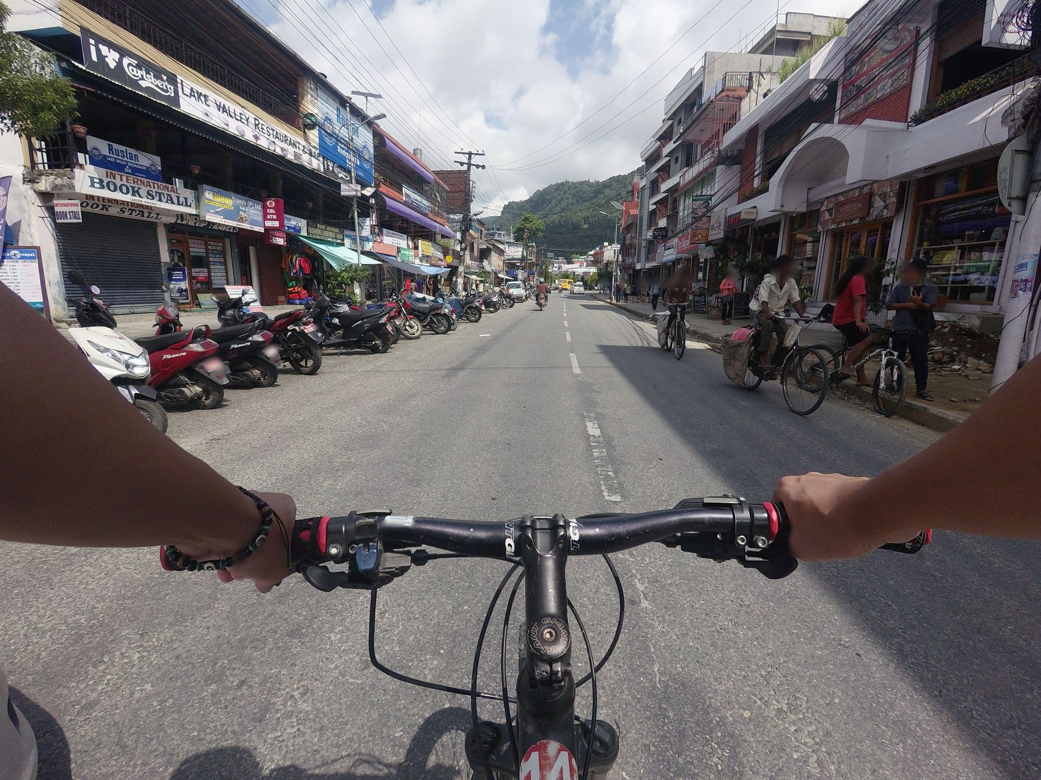 Street view near Little Windows, Pokhara