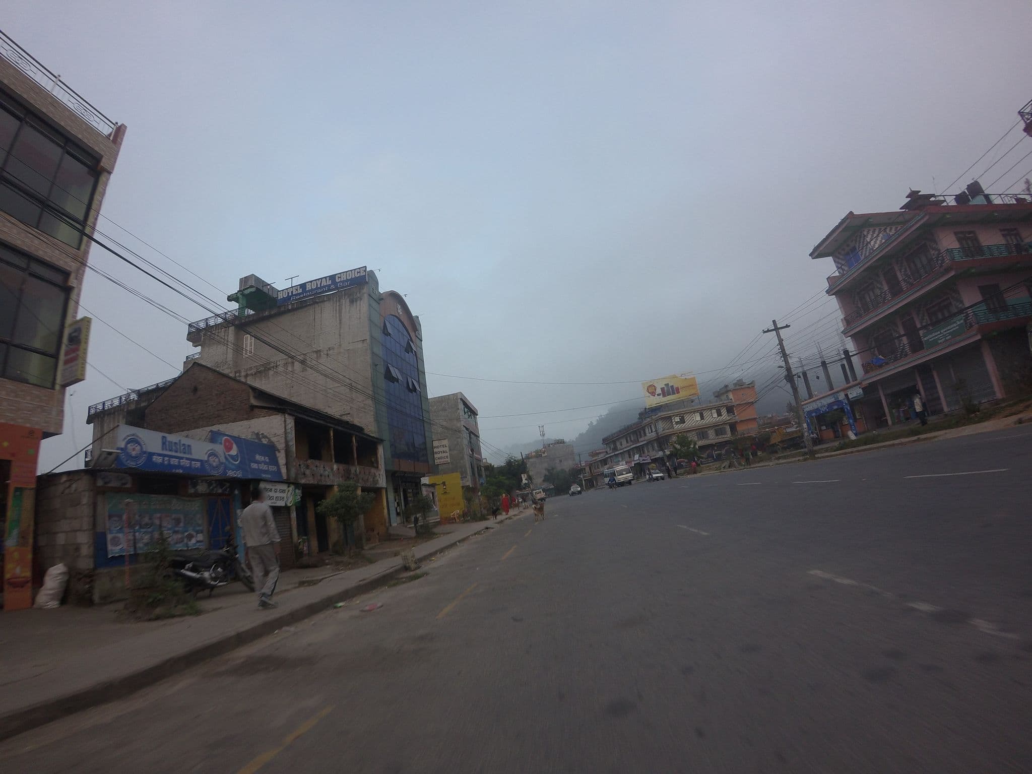 Street view near Hotel Royal Choice, Pokhara
