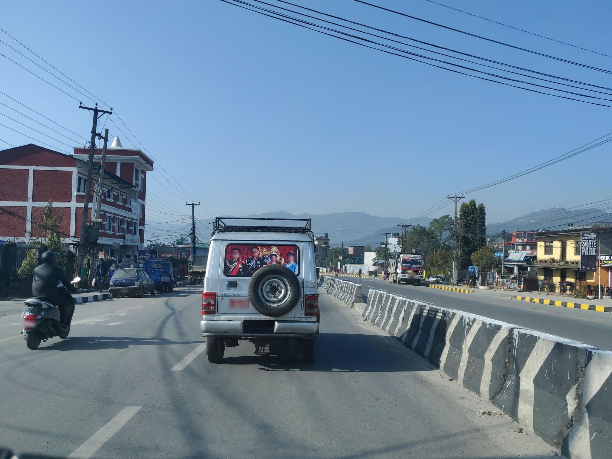 Street view near Manakamana Hostel, Pokhara