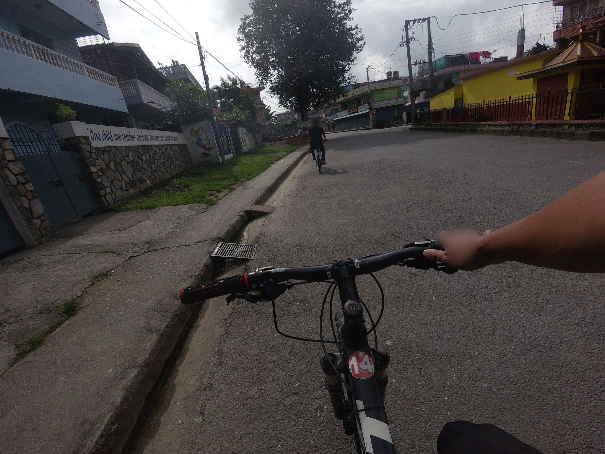 Street view near Hotel Dream Lake, Pokhara