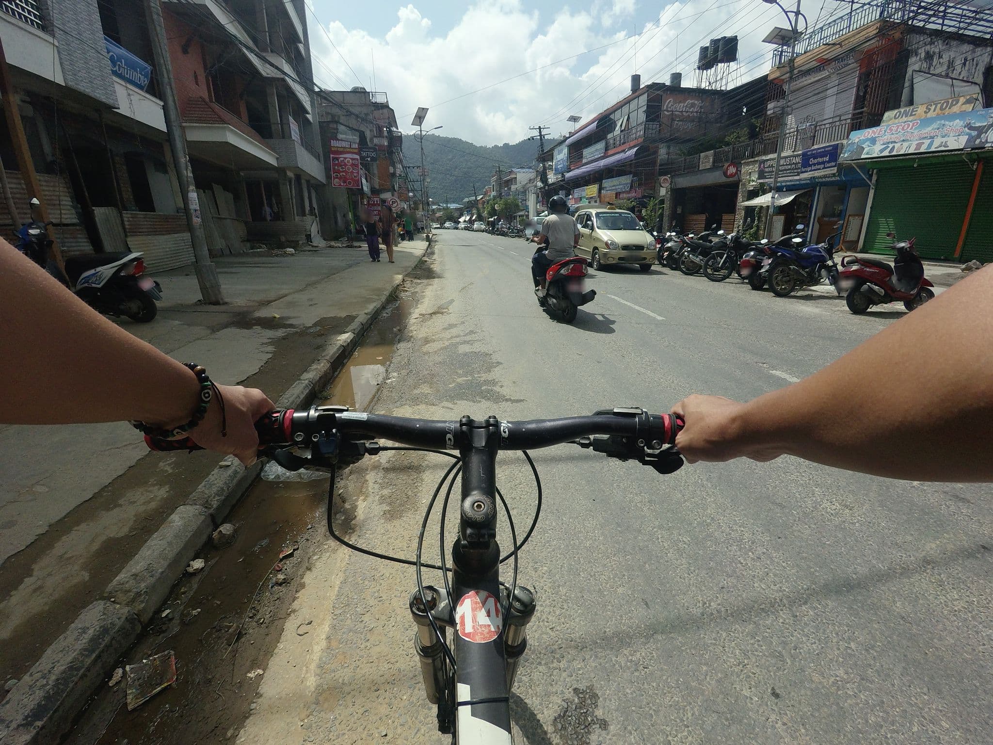 Street view near Hotel Marigold, Pokhara