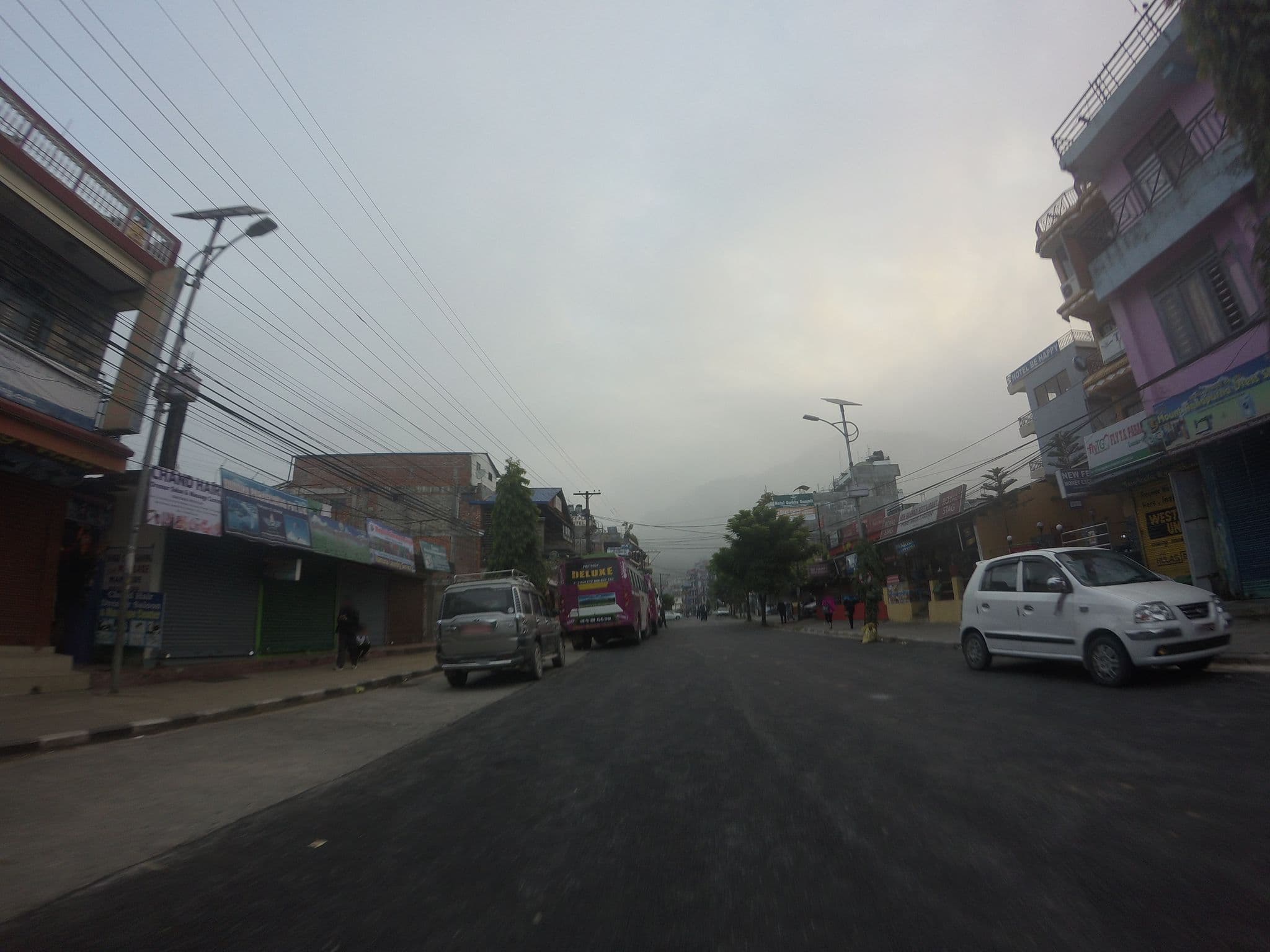 Street view near Tika Resort, Pokhara