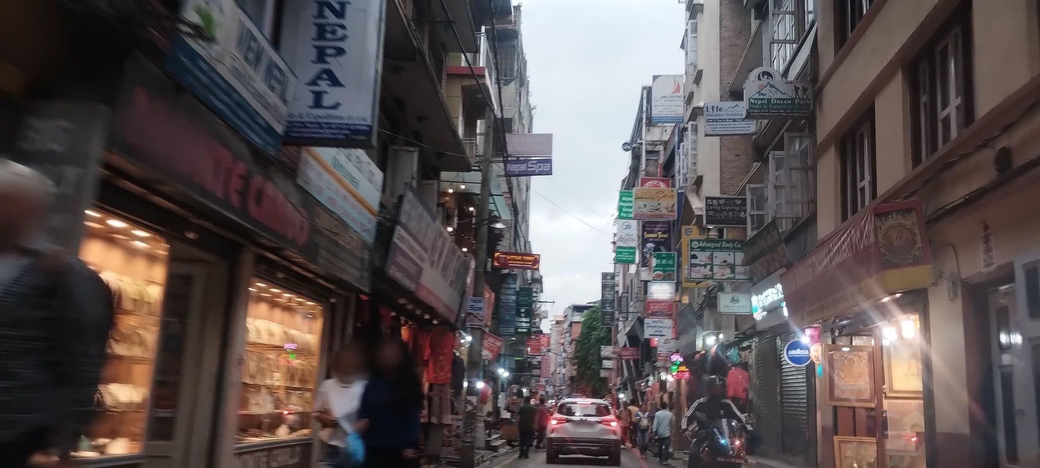 Street view near Hotel Pokhara Peace, Kathmandu
