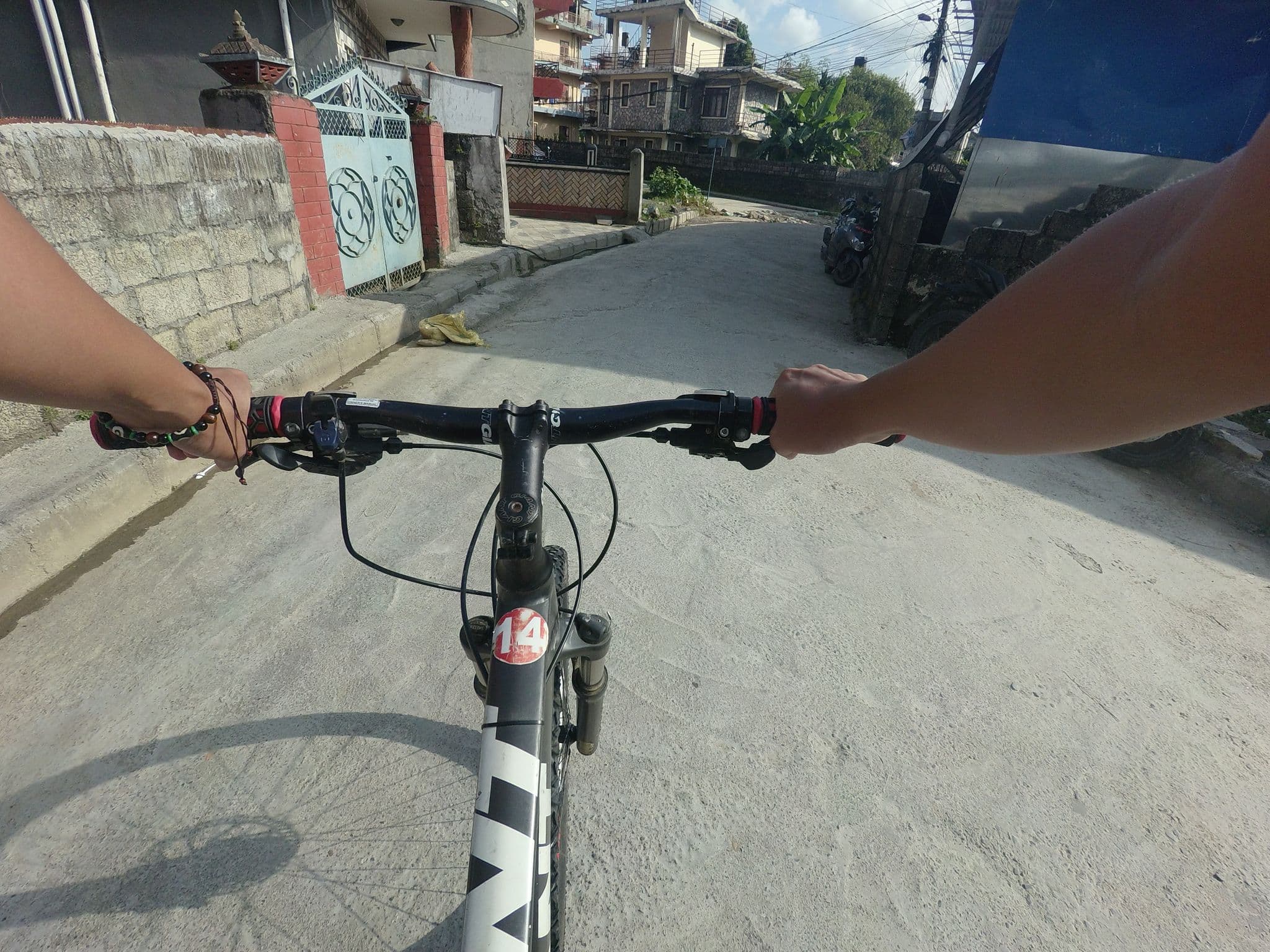 Street view near Souvenir Apartment Hotel, Pokhara