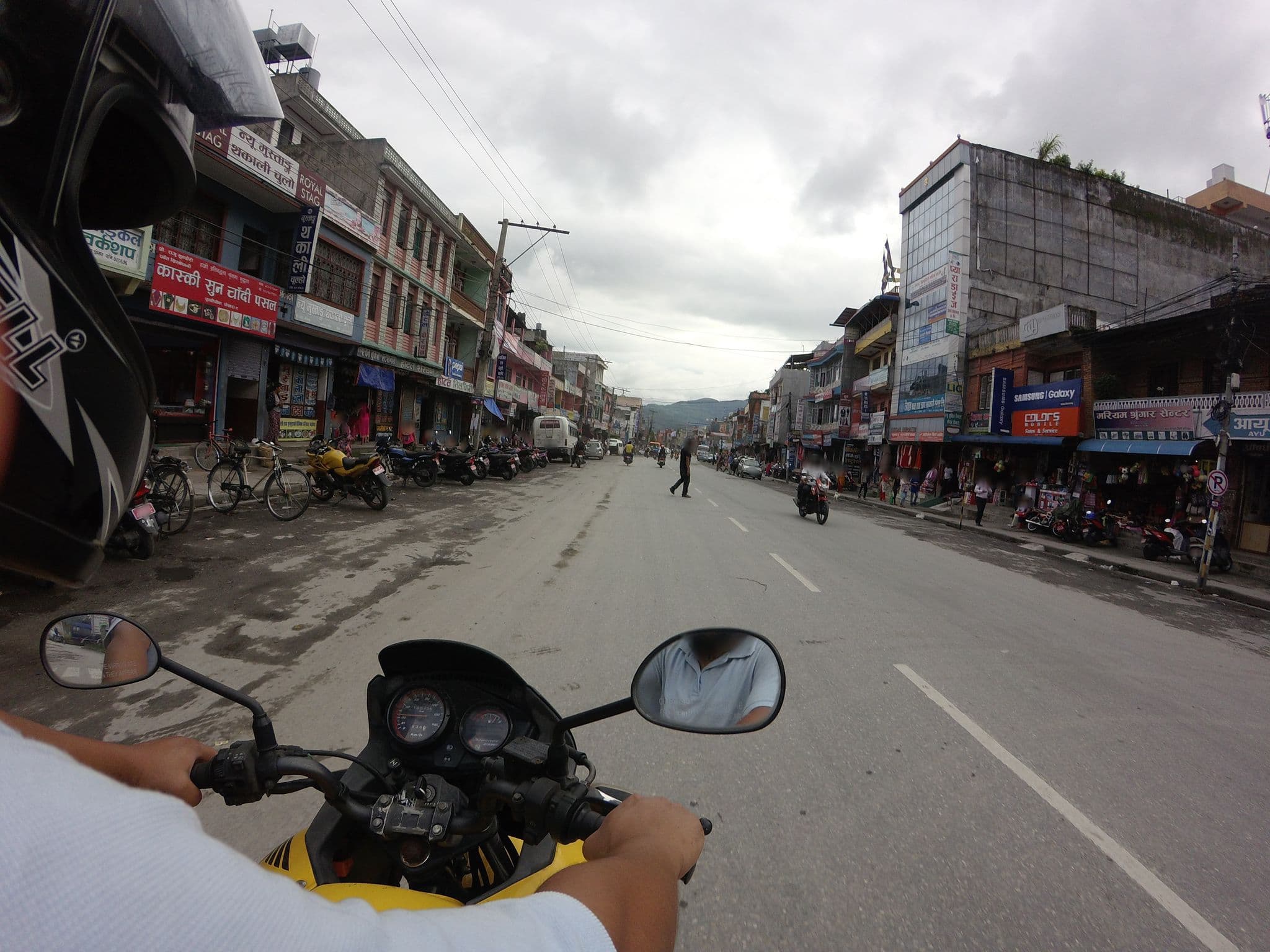 Street view near Hotel Nilgiri, Pokhara