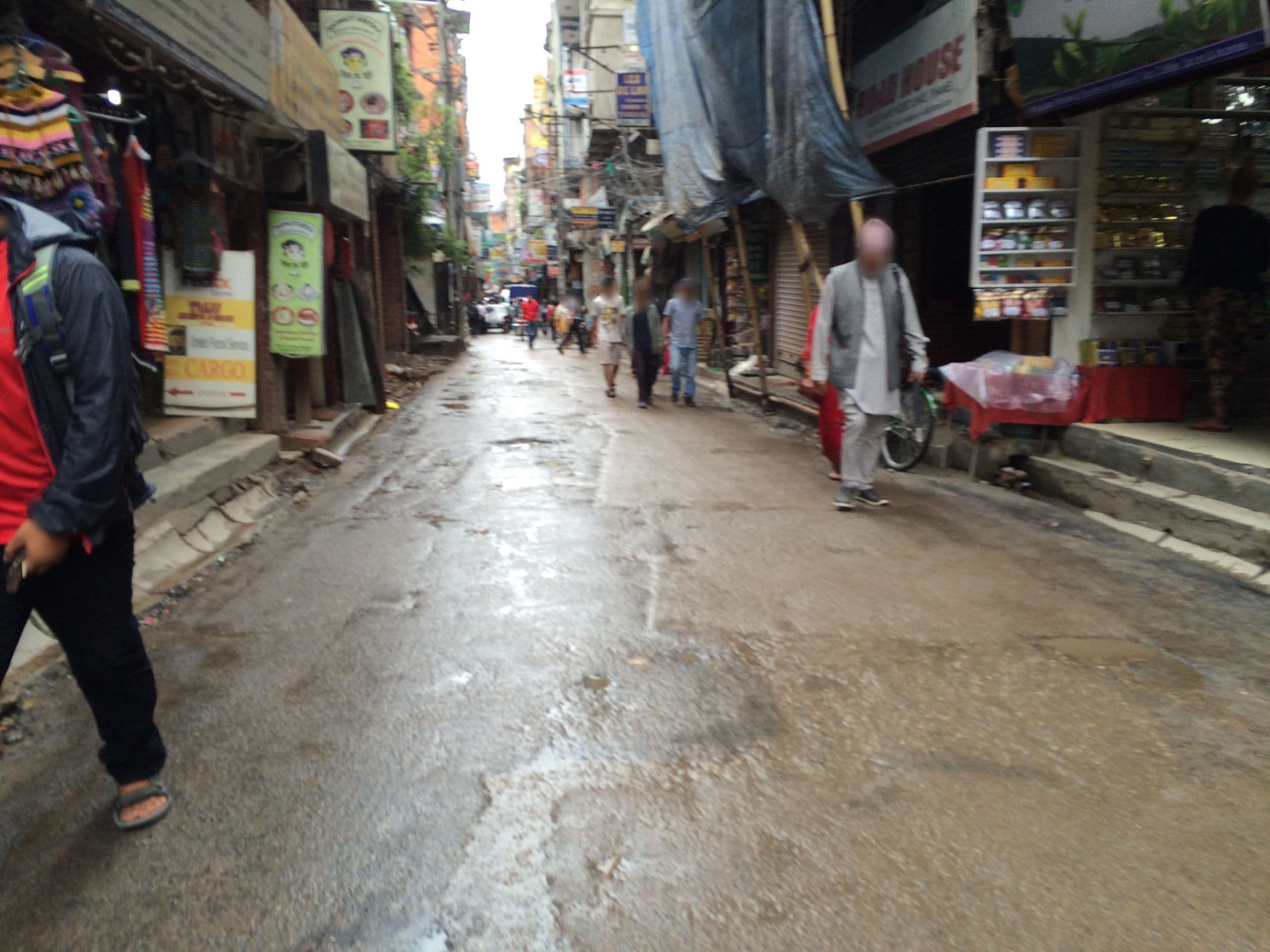 Street view near Sakura hotel, Kathmandu