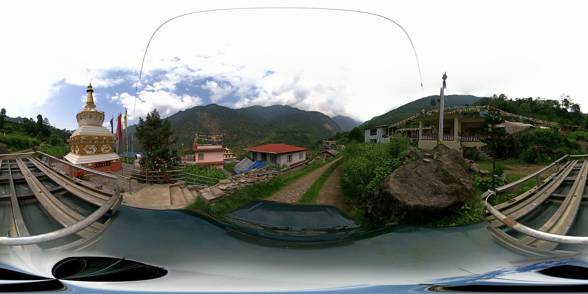 Street view near Zambala Guest House & Restaurant, Chapali̇̄ Bhaḍrakāli̇̄