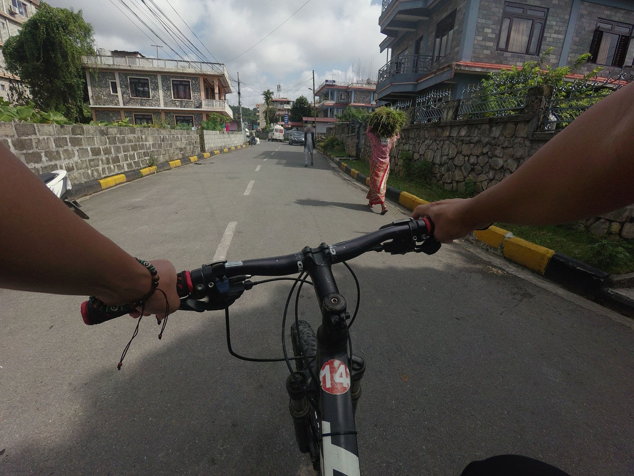 Street view near Hotel Center Lake, Pokhara