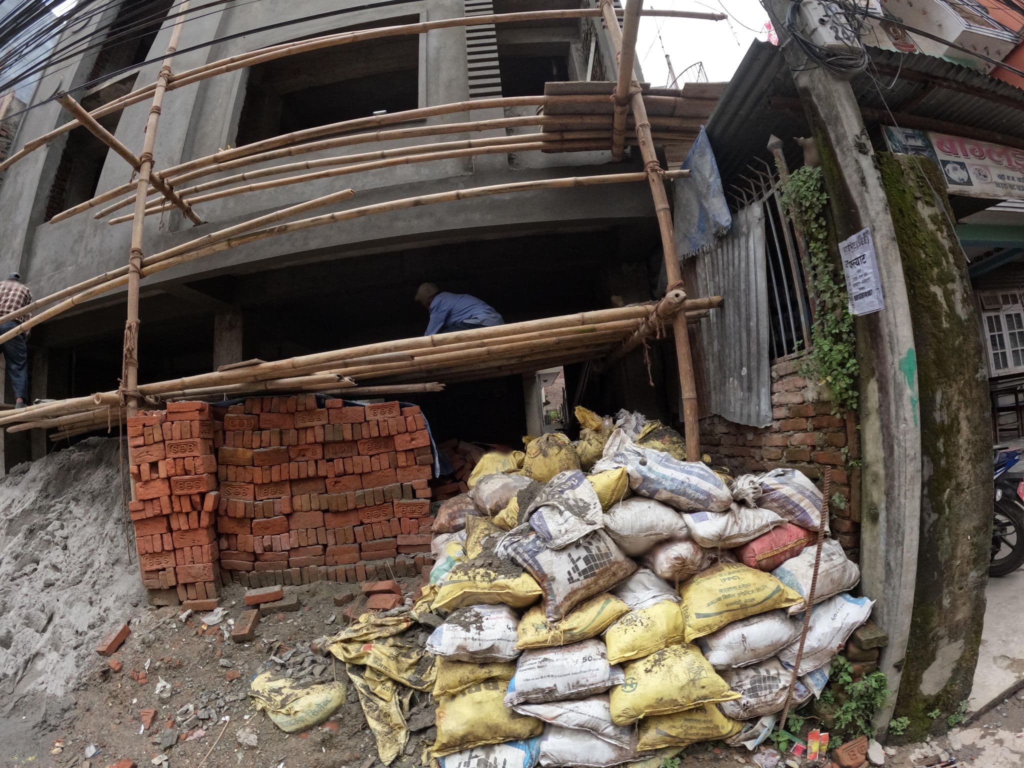 Street view near CartoMandu, Kathmandu