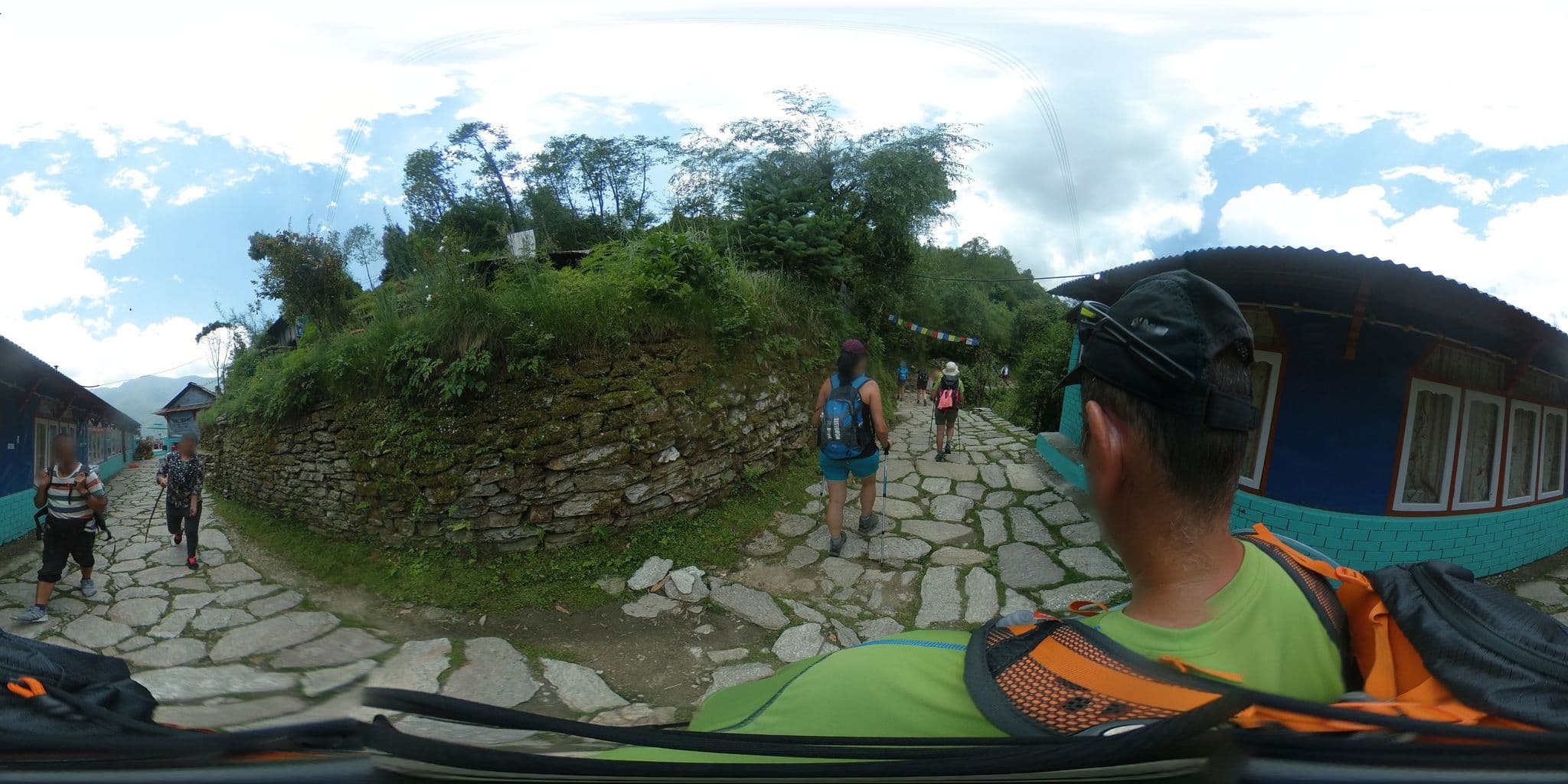 Street view near Fishtail View Point Guest House, Chitre