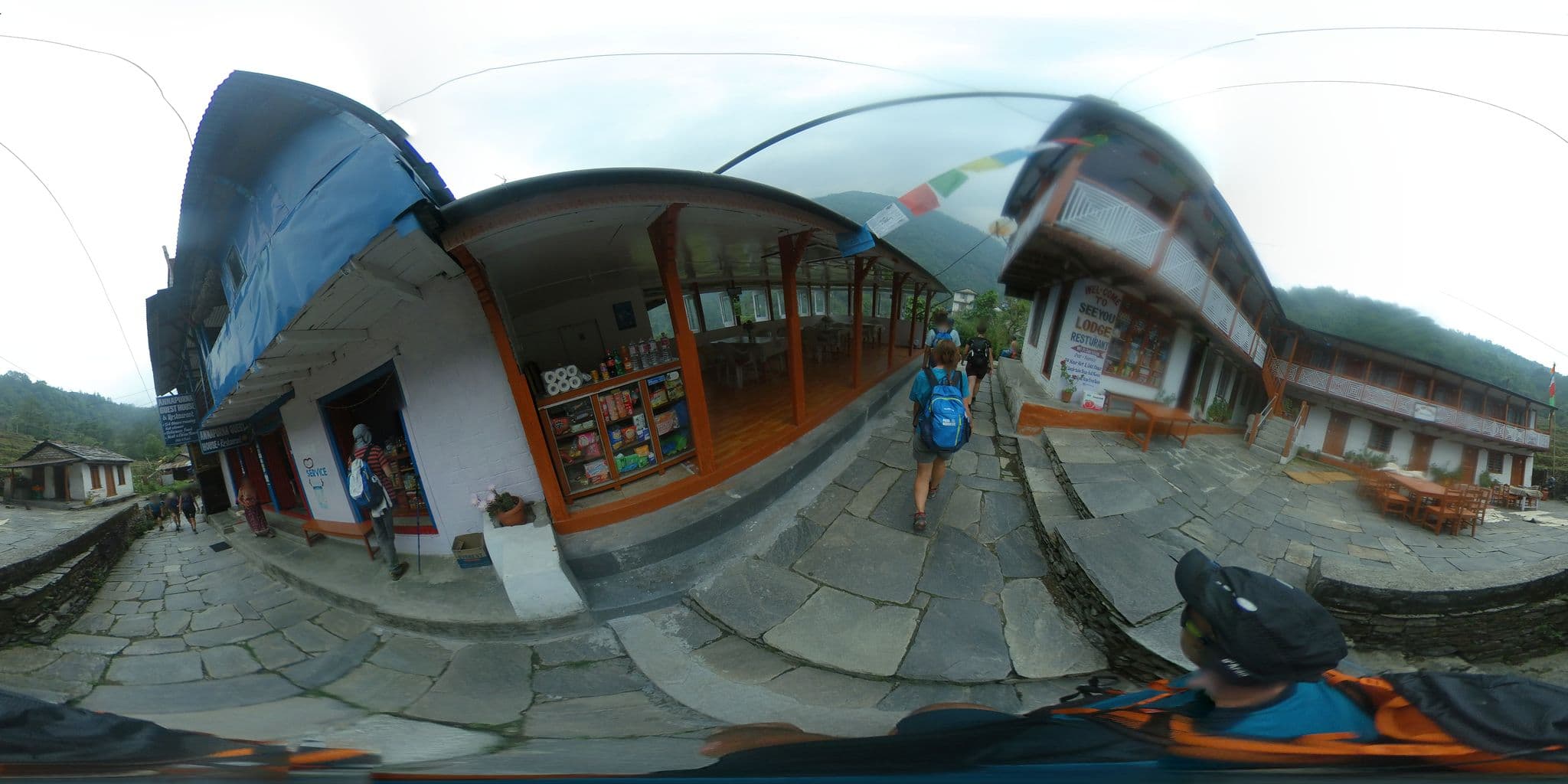 Street view near Annapurna Guest House, Chitre