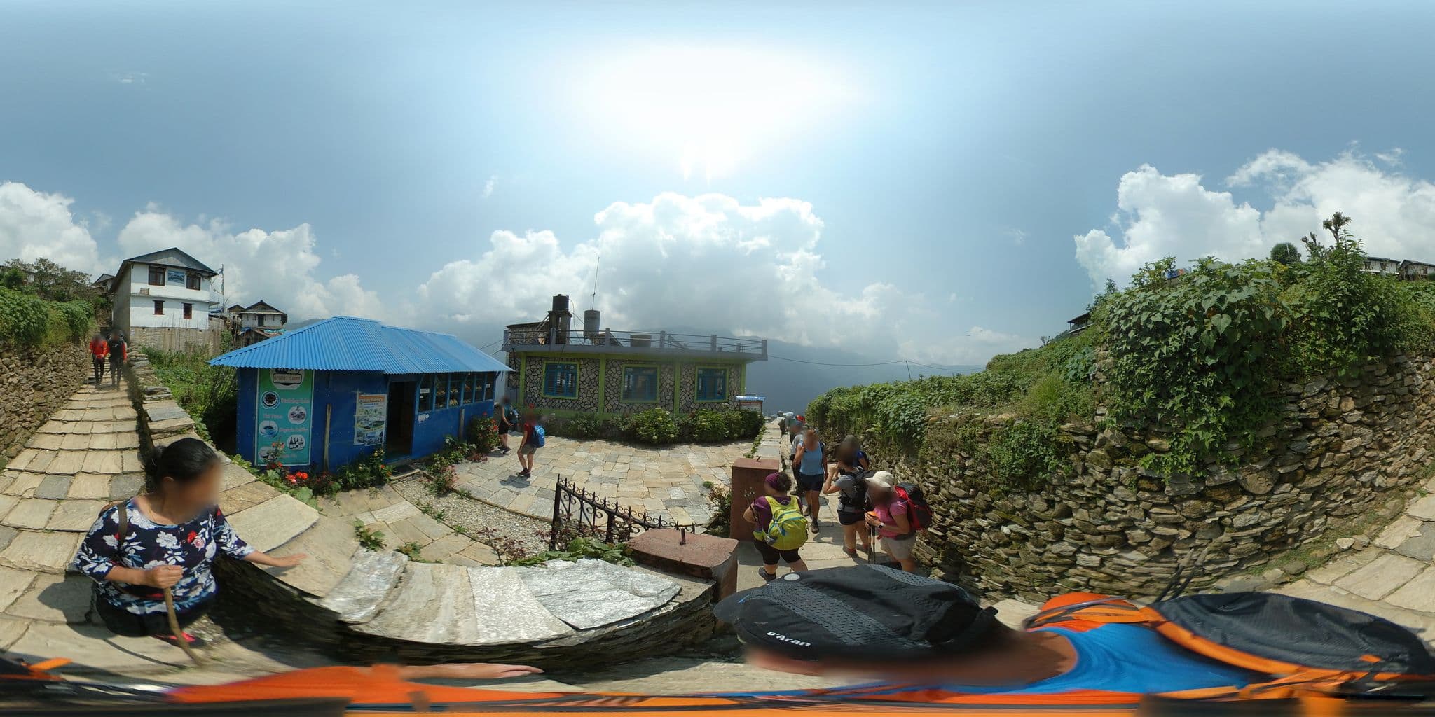 Street view near Ghandruk Eco Village, Chitre