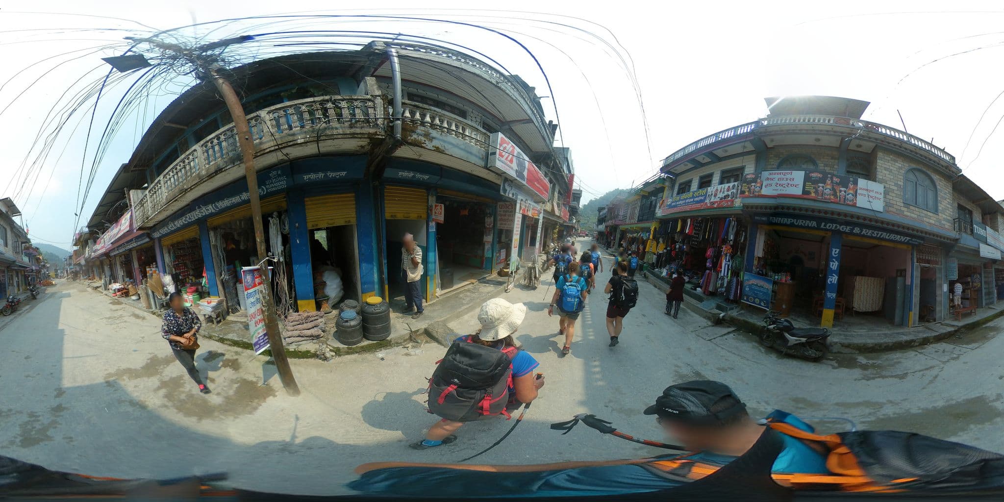 Street view near Annapurna Lodge & Restaurant, Kusma — © javiersanp (CC BY-SA · Mapillary)