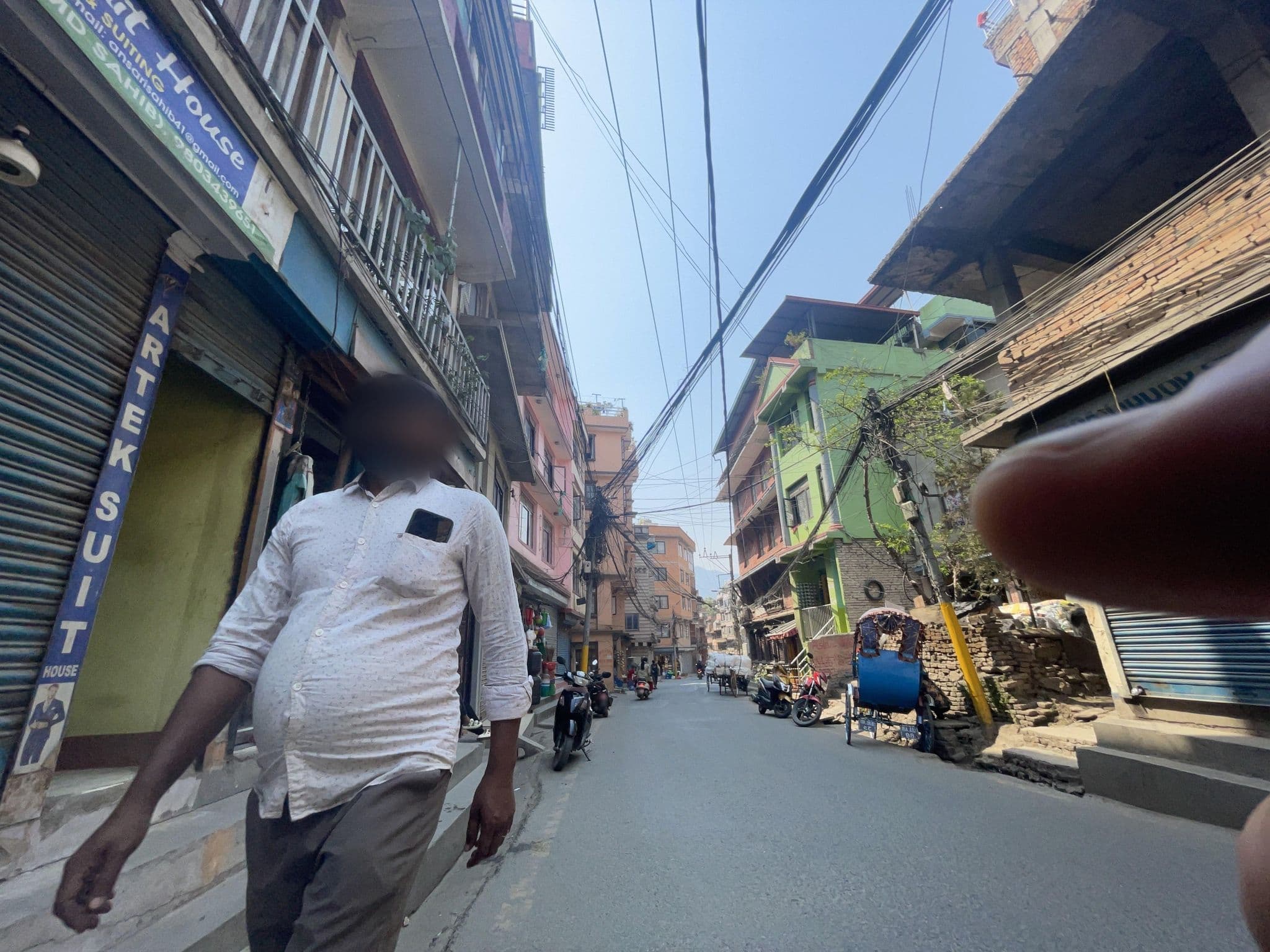 Street view near Rosebud Hotel & Resort, Kathmandu