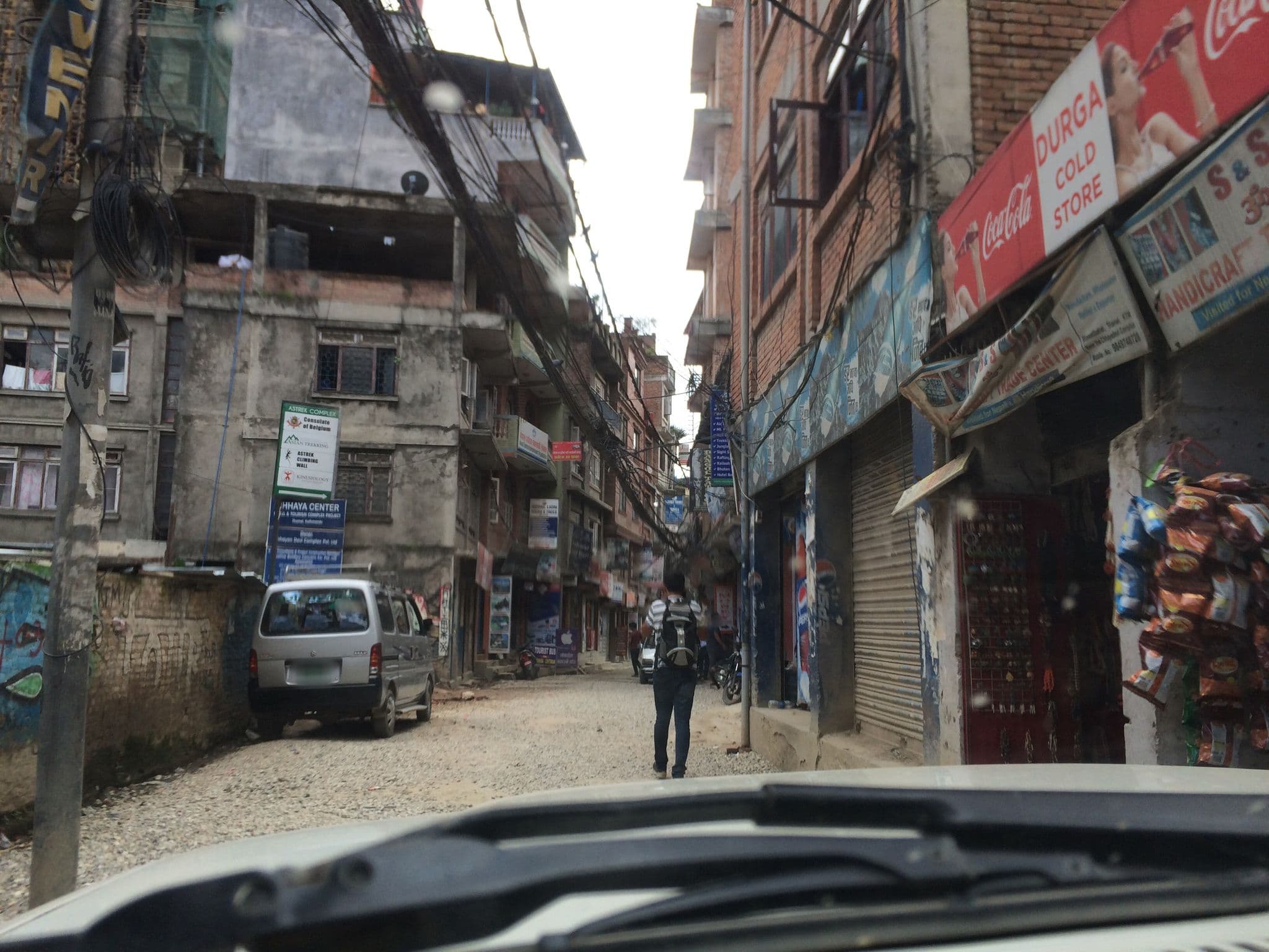 Street view near Souvenir Guest House, Kathmandu