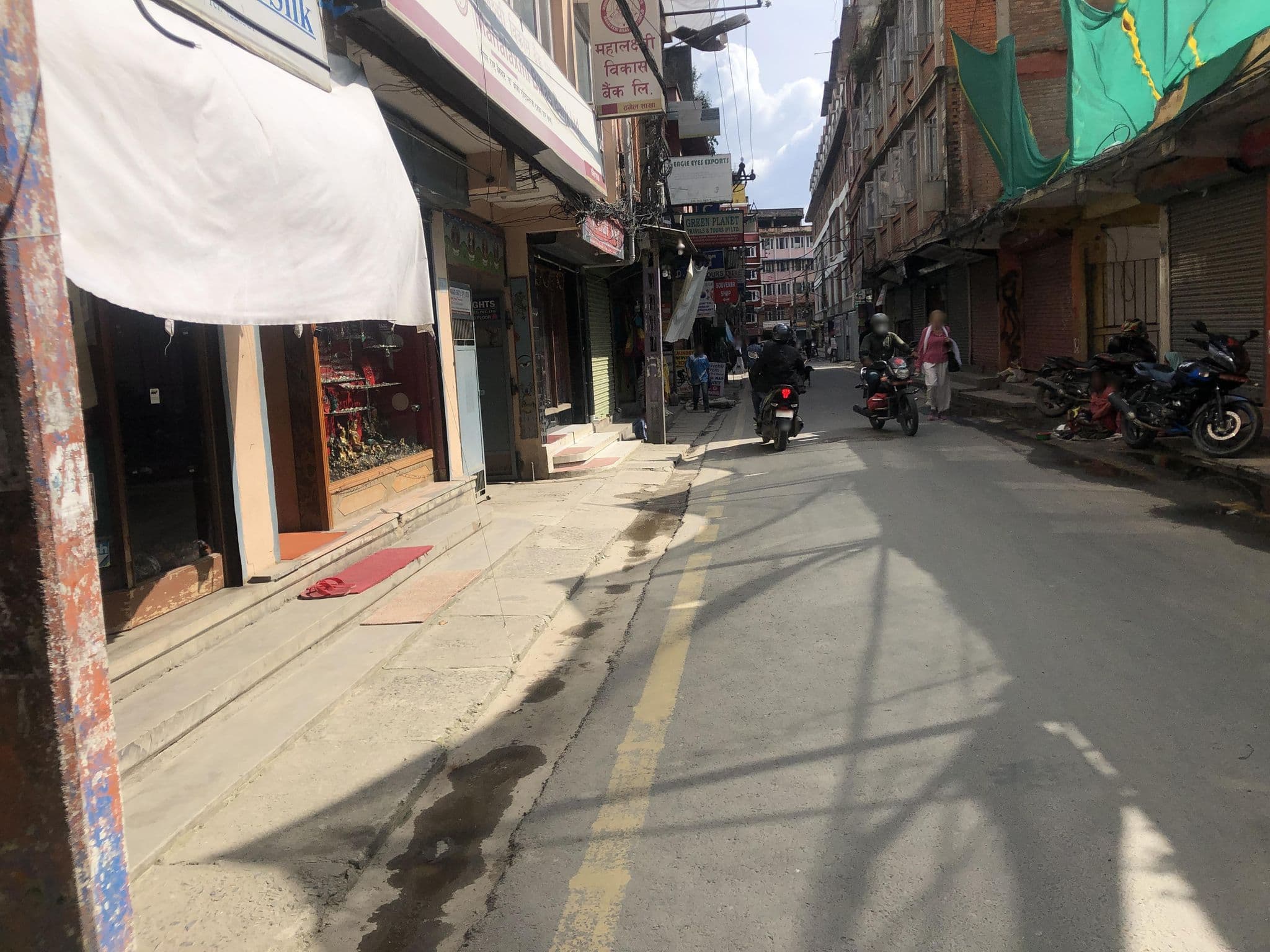 Street view near The Address Kathmandu Hotel, Kathmandu