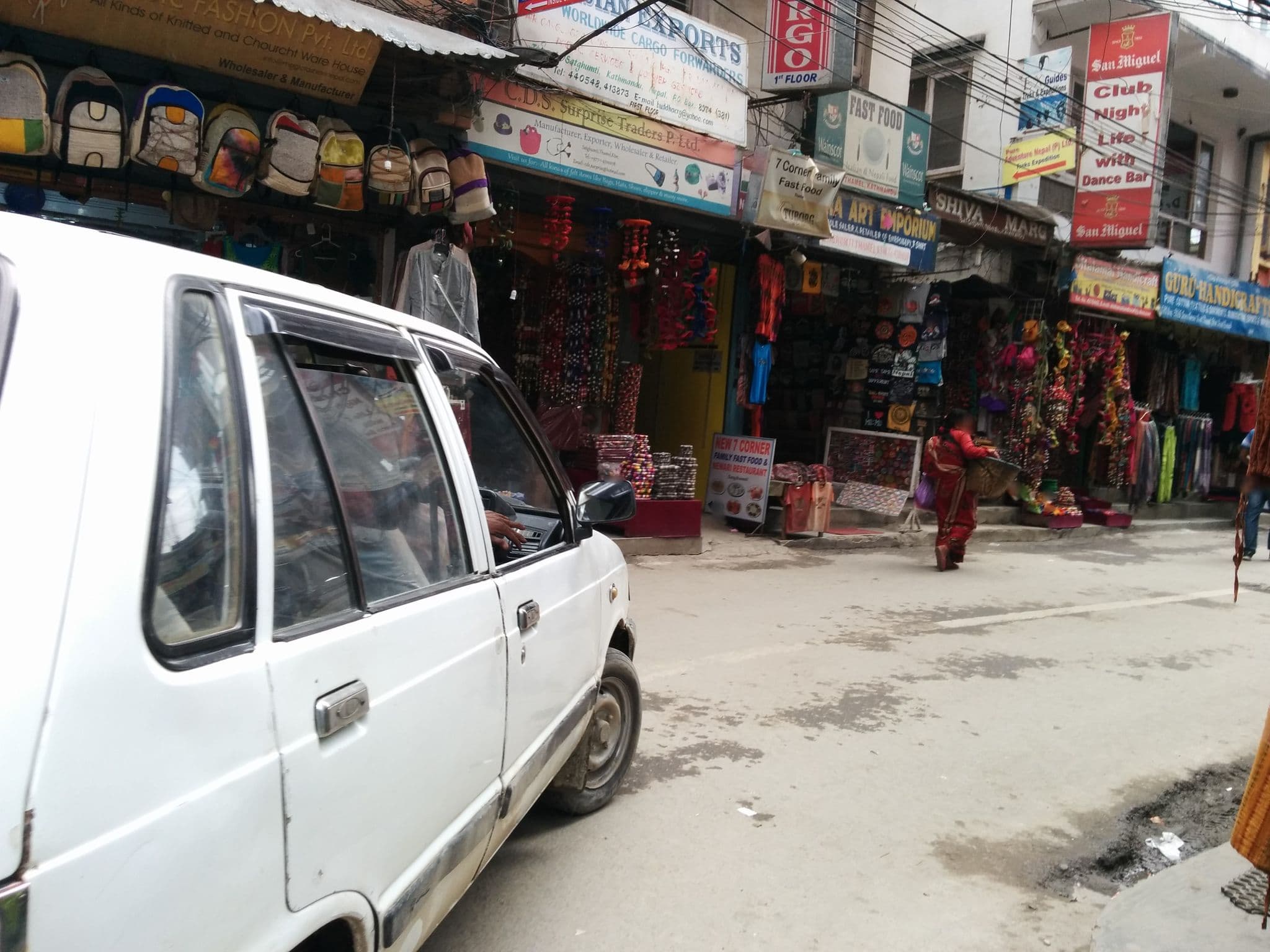 Street view near Kathmandu Guest House, Kathmandu