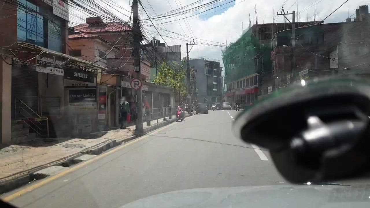Street view near ARYAL INT'L HOTEL, Kathmandu