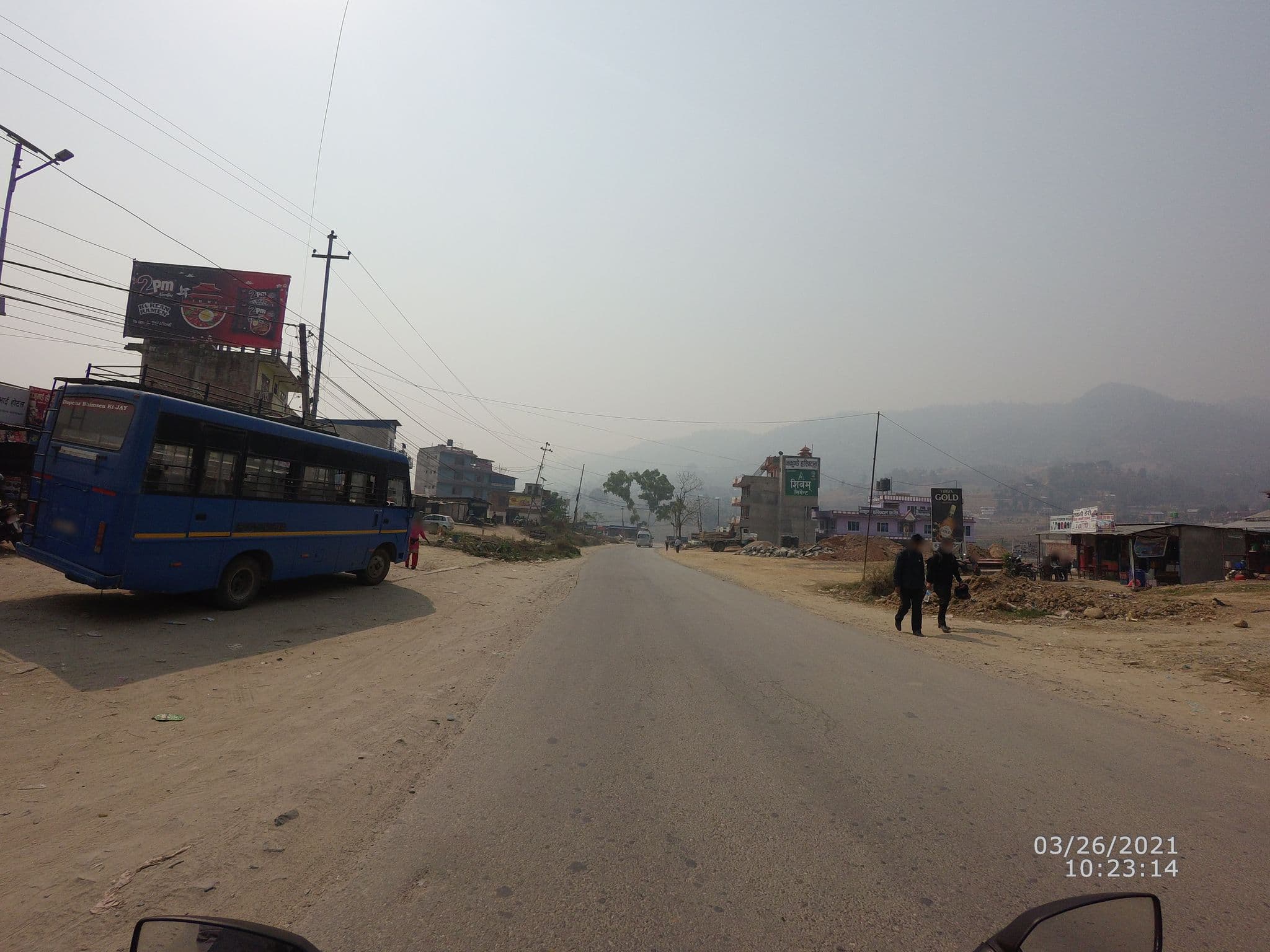 Street view near new dajubhai hotel, Dhulikhel — © roshanpoudel14 (CC BY-SA · Mapillary)