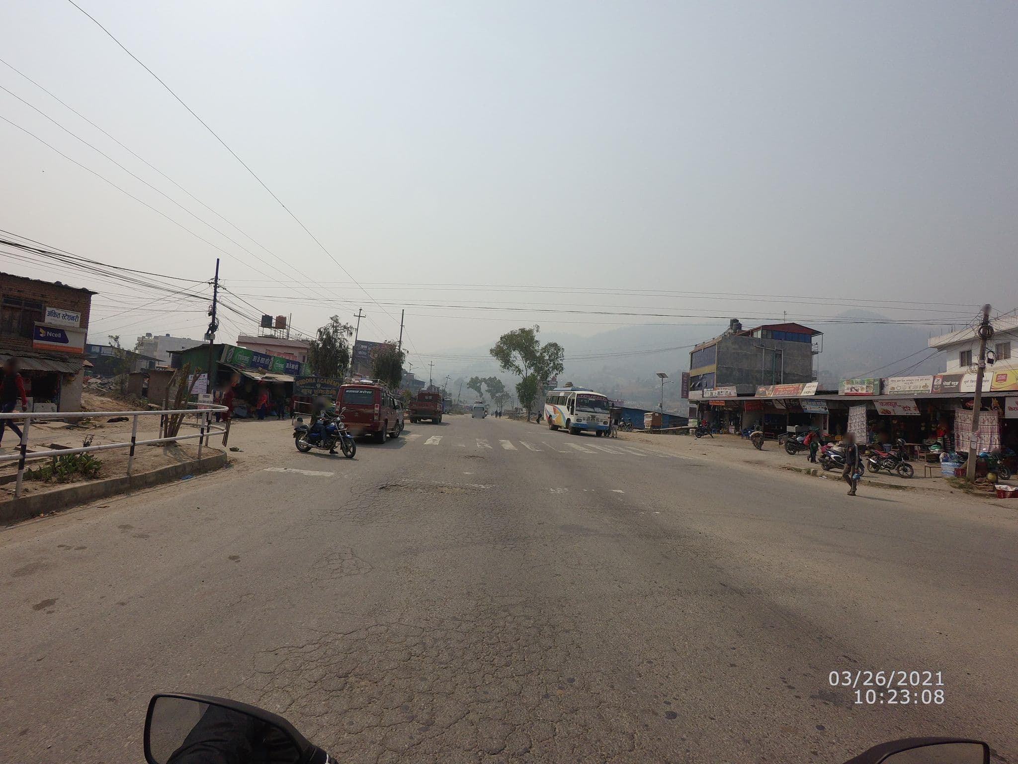 Street view near Hamro dajuvhai hotel and restaurant, Dhulikhel — © roshanpoudel14 (CC BY-SA · Mapillary)