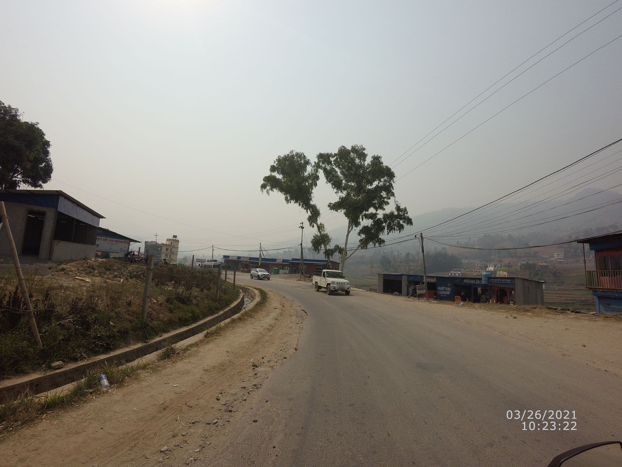 Street view near Kalika hotel, Dhulikhel — © roshanpoudel14 (CC BY-SA · Mapillary)