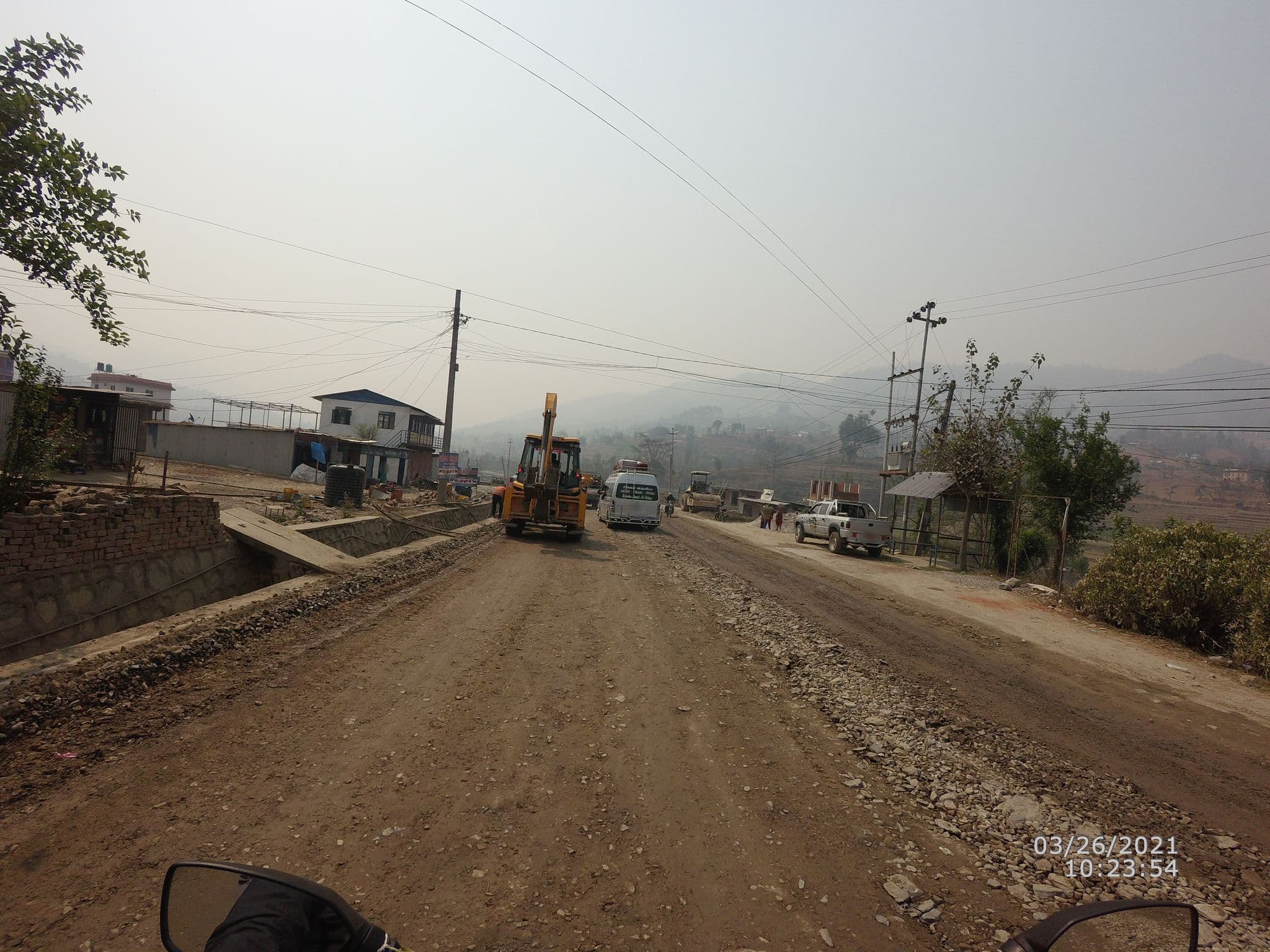 Street view near hajurko hotel, Dhulikhel — © roshanpoudel14 (CC BY-SA · Mapillary)