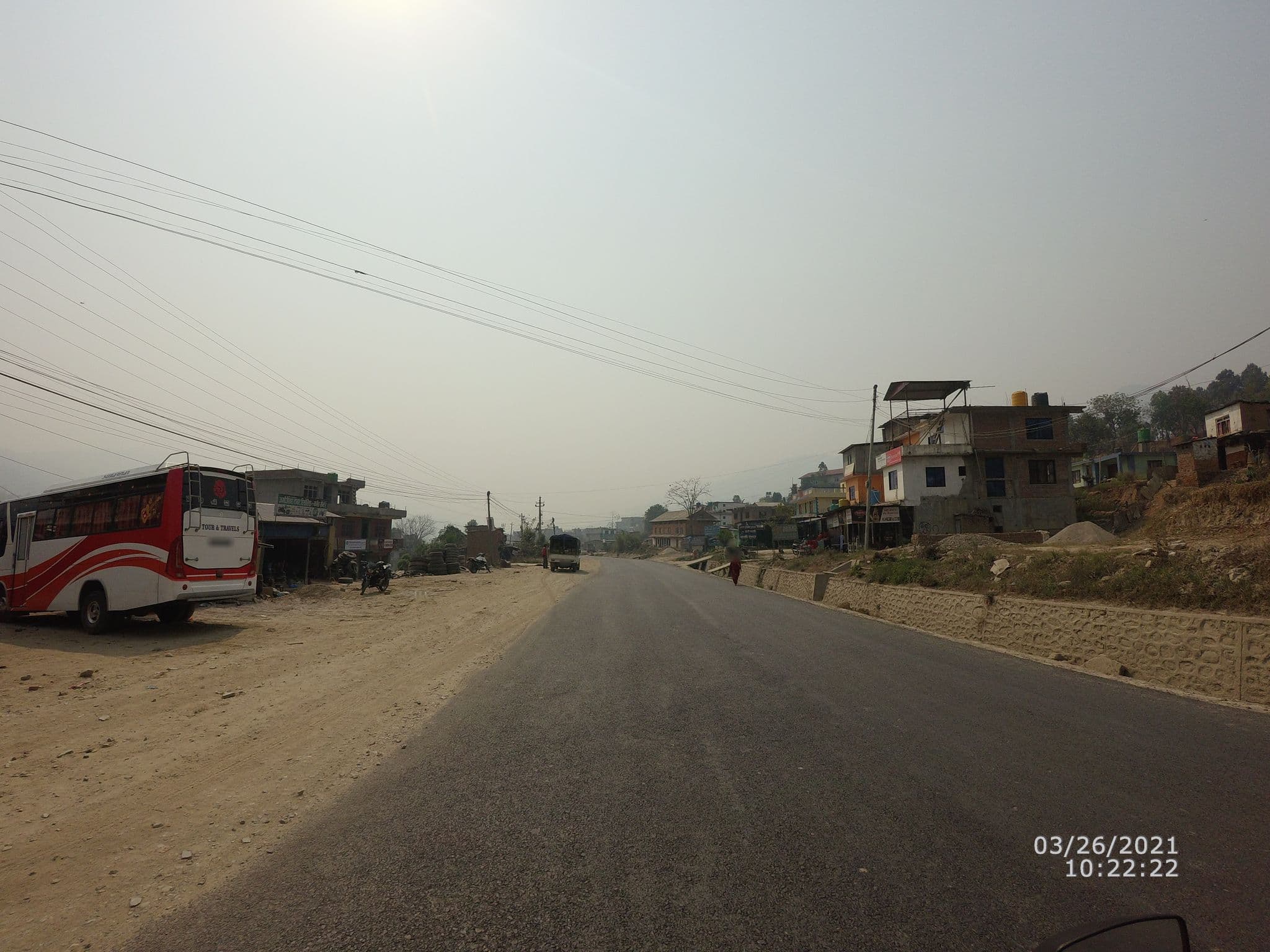 Street view near Shrestha hotel, Dhulikhel — © roshanpoudel14 (CC BY-SA · Mapillary)