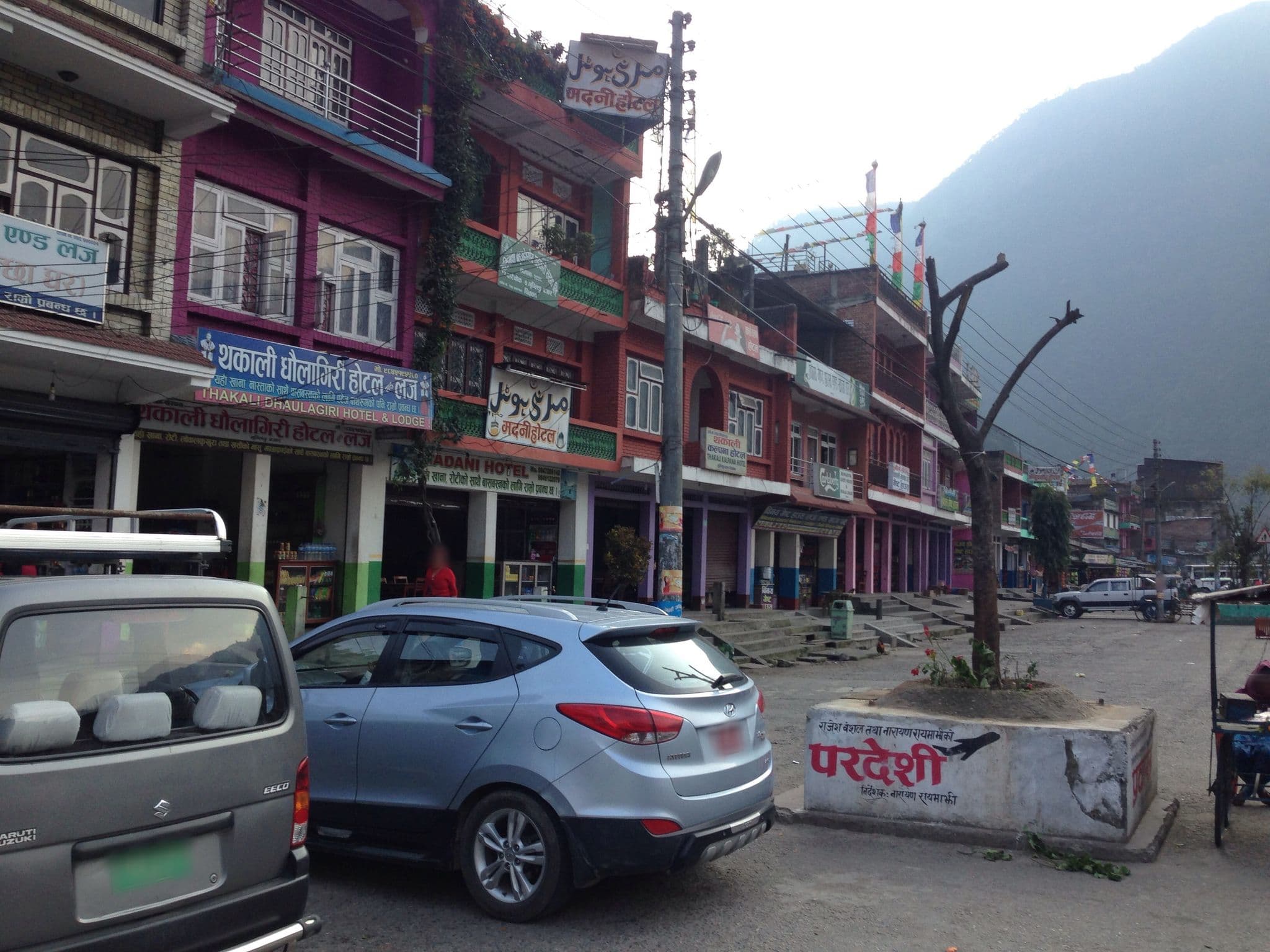 Street view near Narayan Bicaneri Hotel, Bharatpur