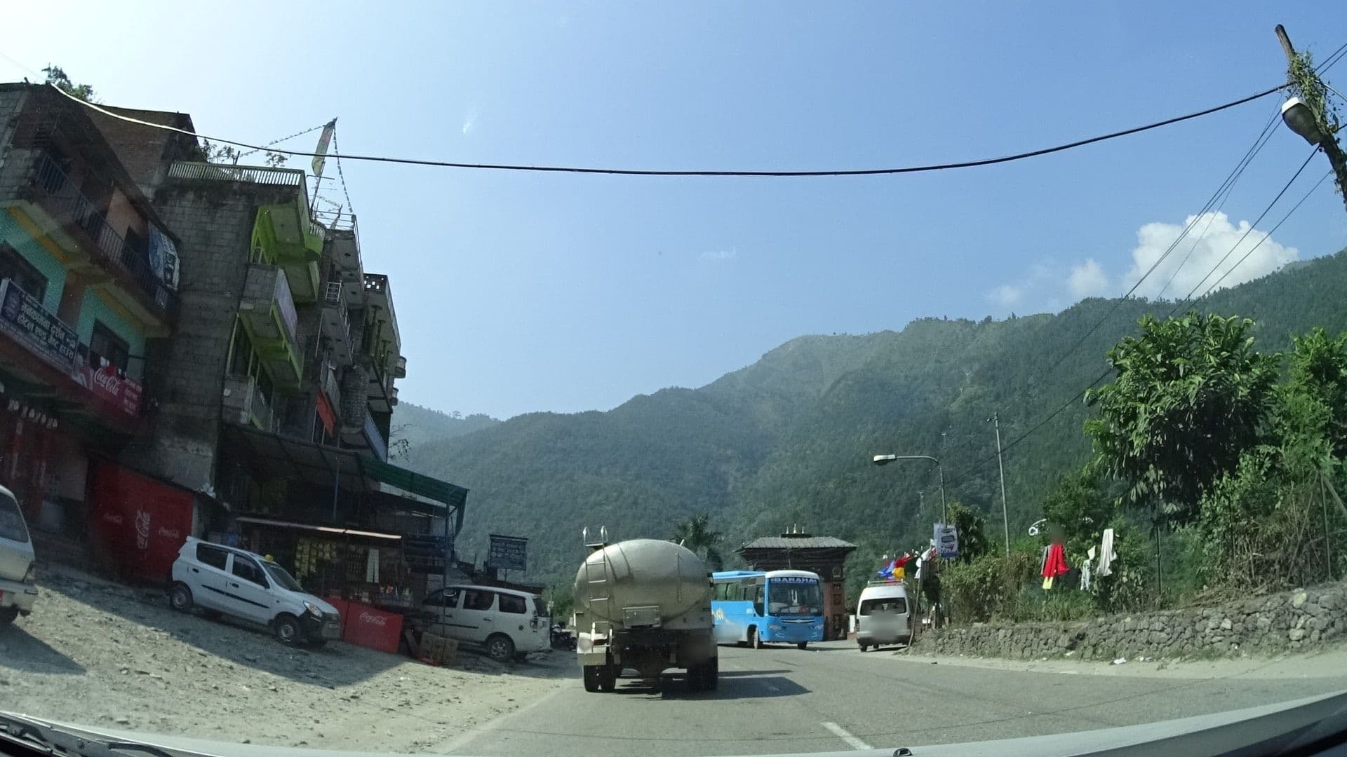 Street view near Shrestha Guest House, Bharatpur