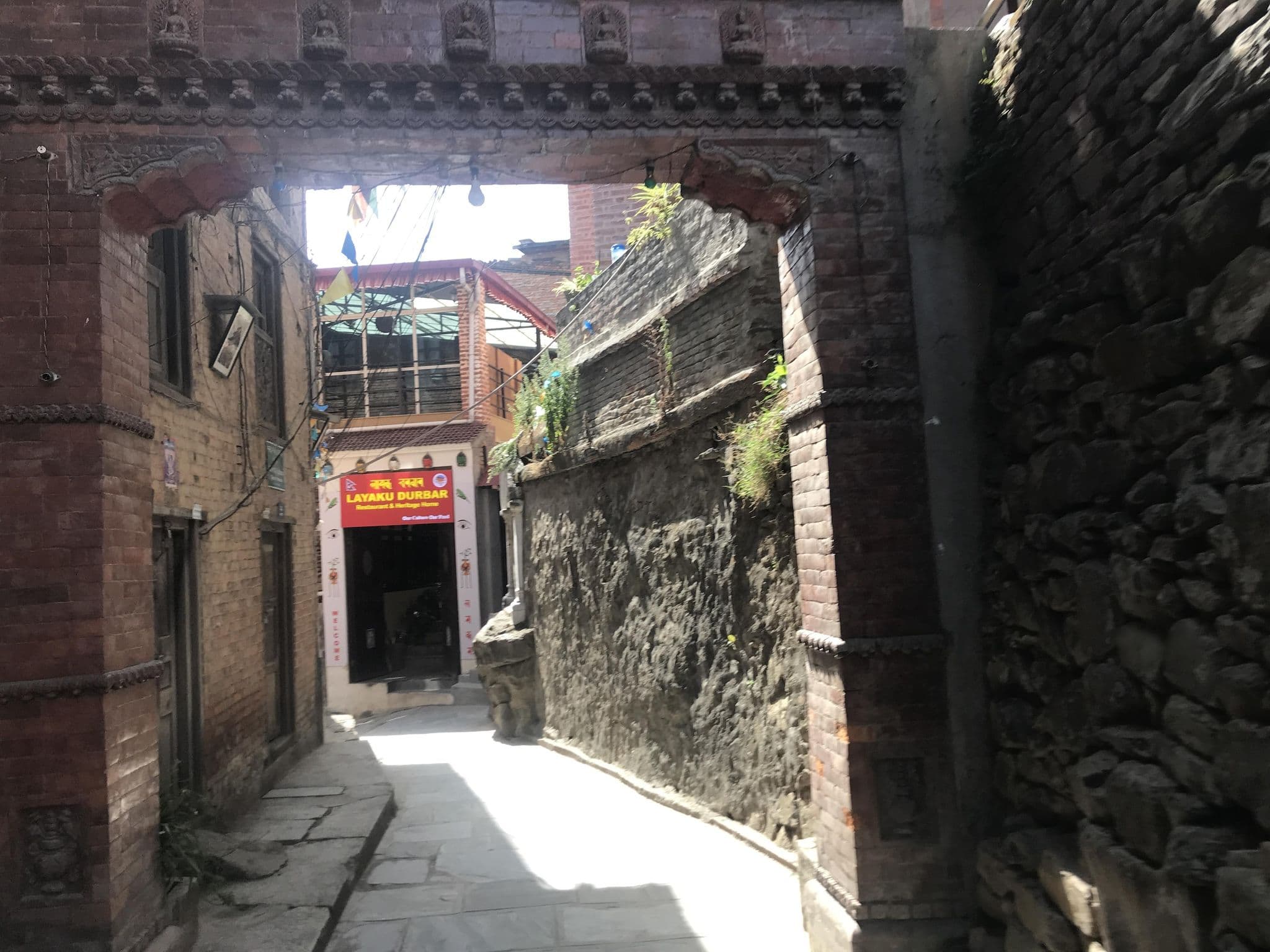 Street view near Kirtipur community homestay, Ki̇̄rtipur — © brojenmay (CC BY-SA · Mapillary)