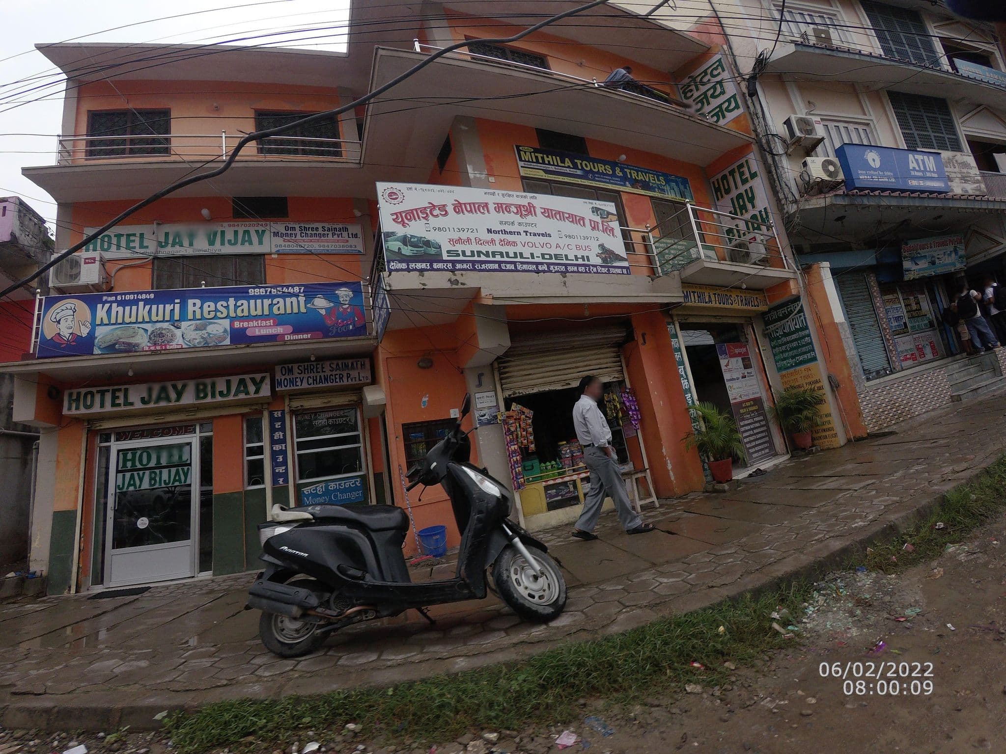 Street view near Hotel Jay Bijay, Siddharthanagar — © gauravparajuli09 (CC BY-SA · Mapillary)