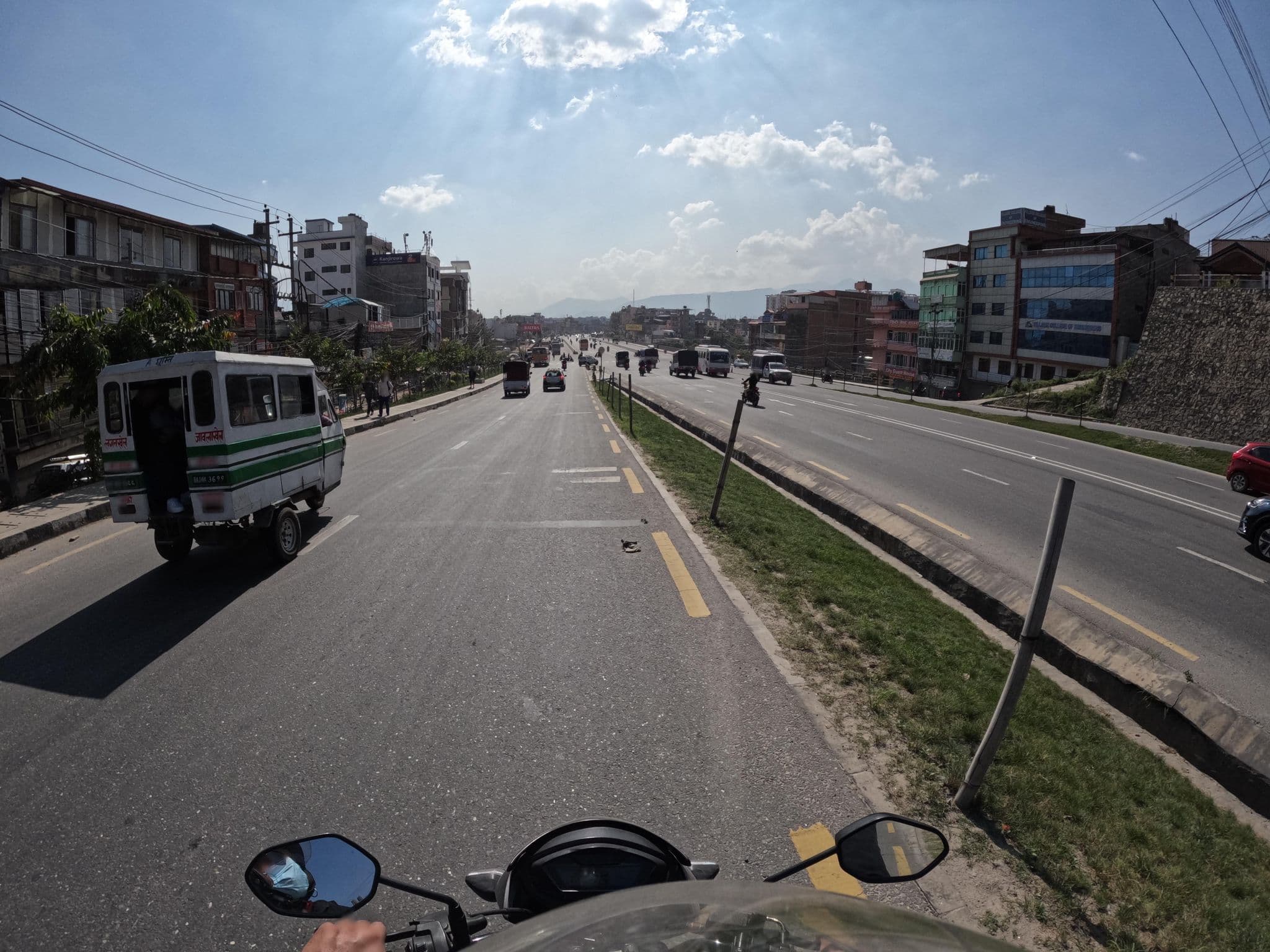 Street view near Parbat Guest House, Pātan