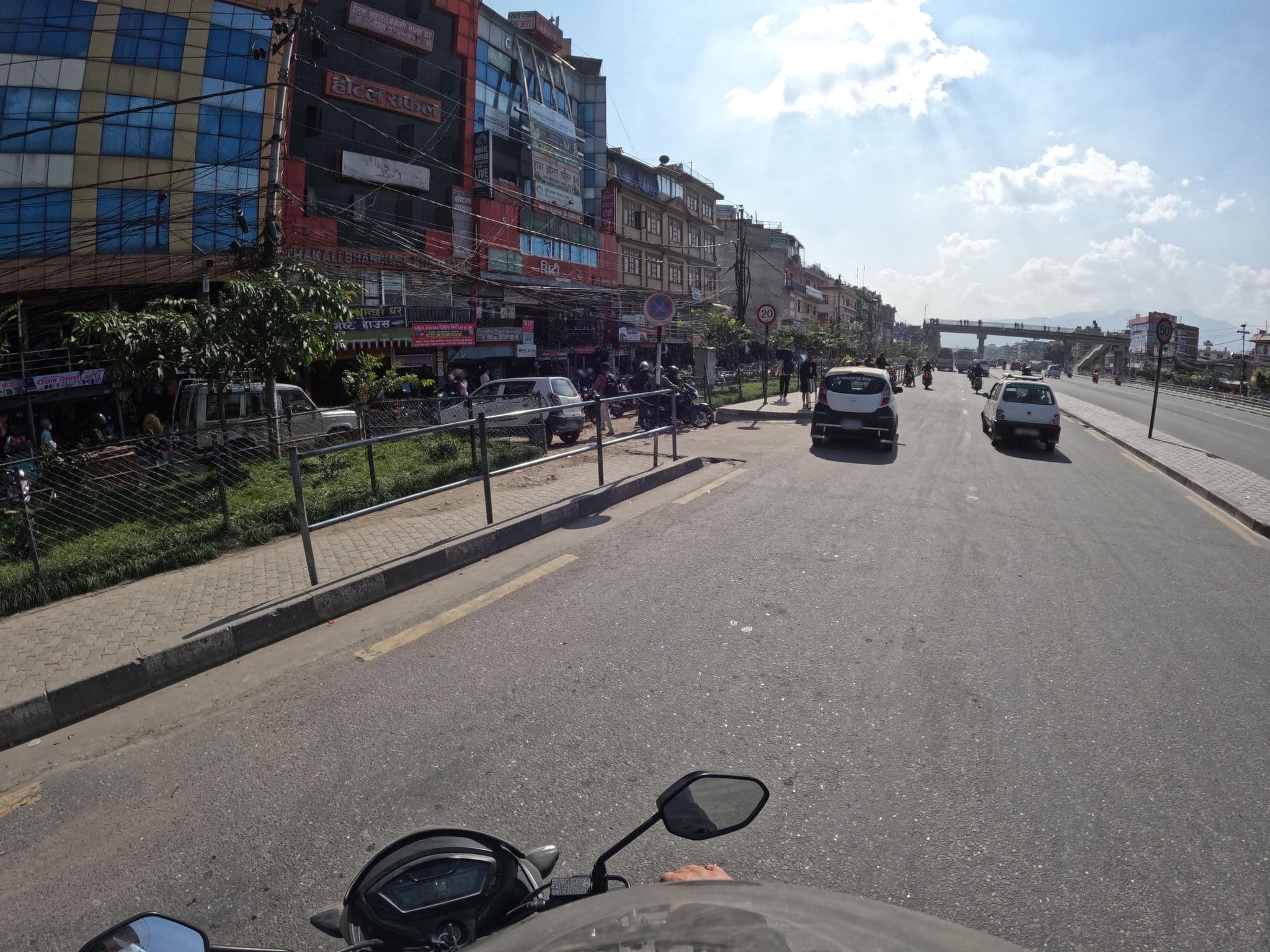 Street view near SAS Hotel, Pātan