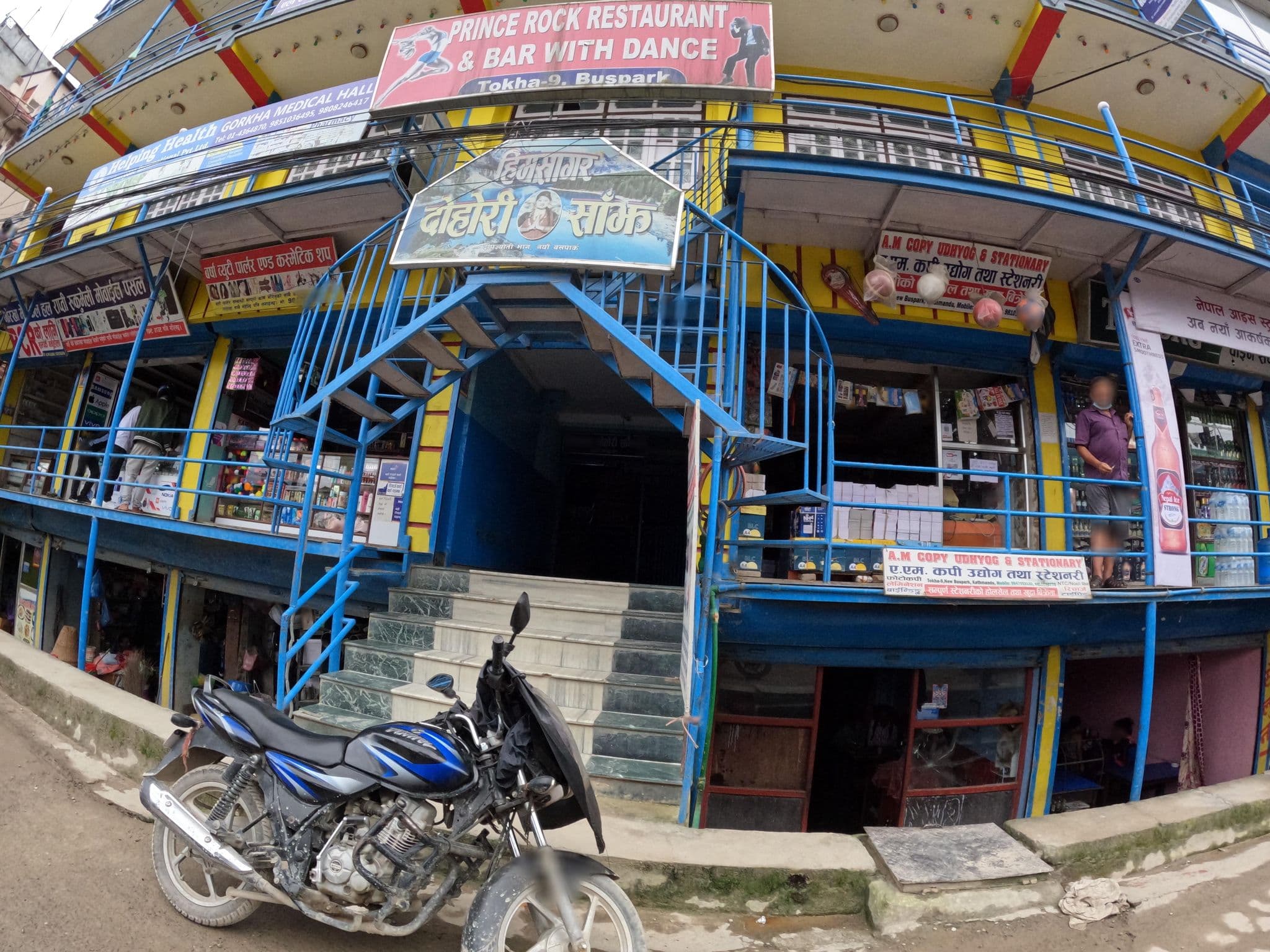 Street view near Hotel Tanahun Magar, Kathmandu