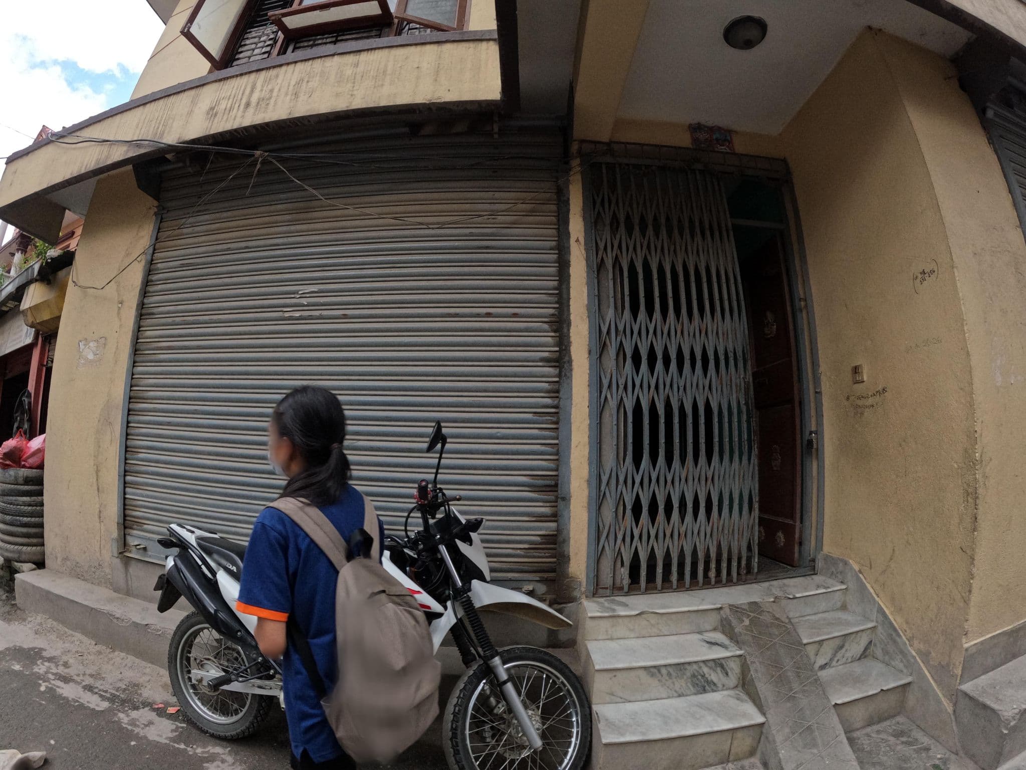 Street view near Welcome Hotel, Kathmandu