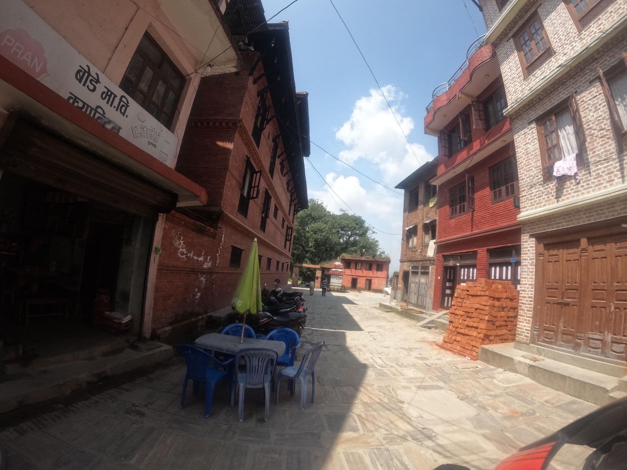 Street view near Chandra Krishna Hotel, Madhyapur Thimi — © sachin_manandhar (CC BY-SA · Mapillary)
