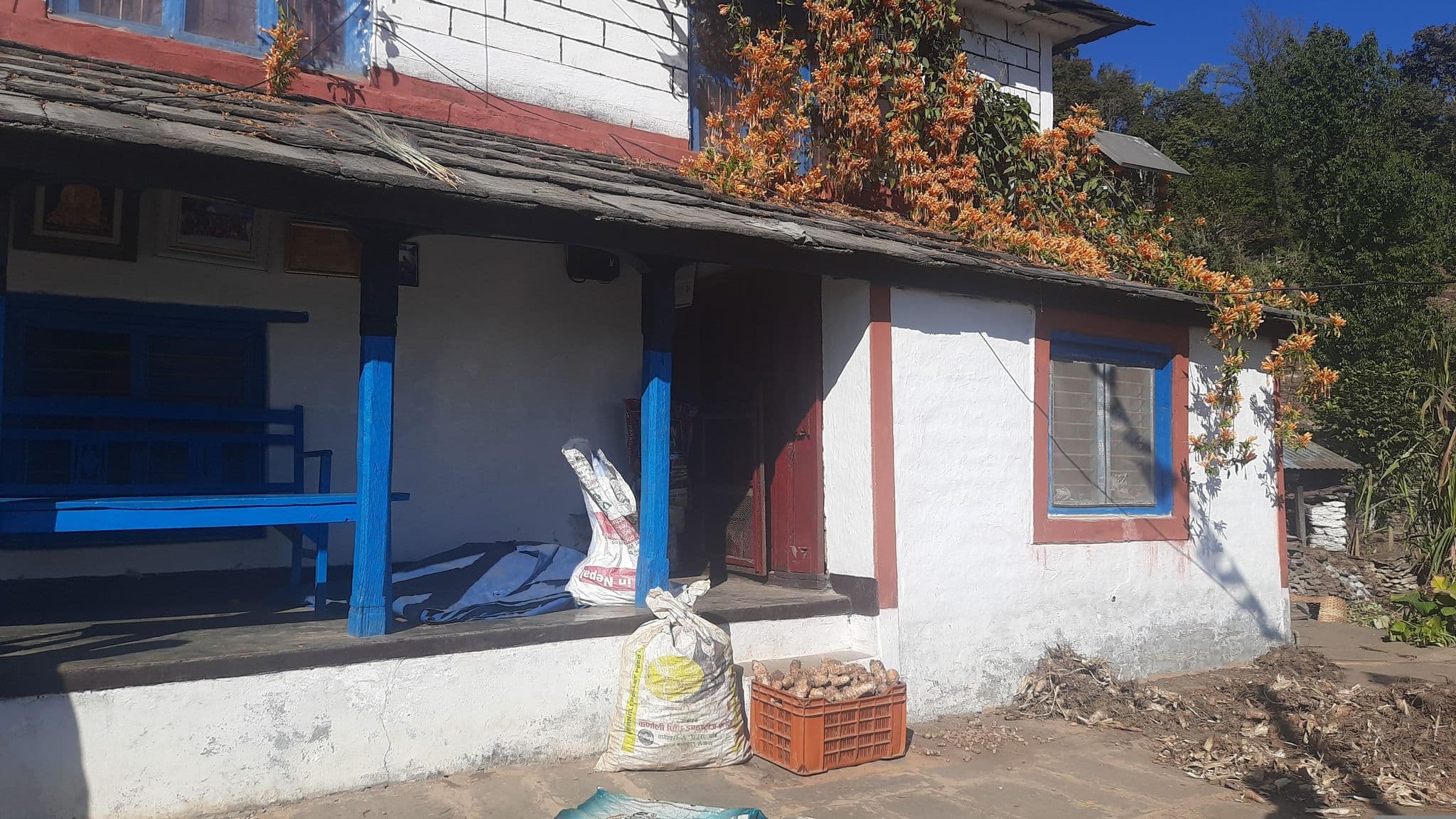 Street view near Sirubari Homestay,House No. 33, Kusma — © ShresthaShristi (CC BY-SA · Mapillary)